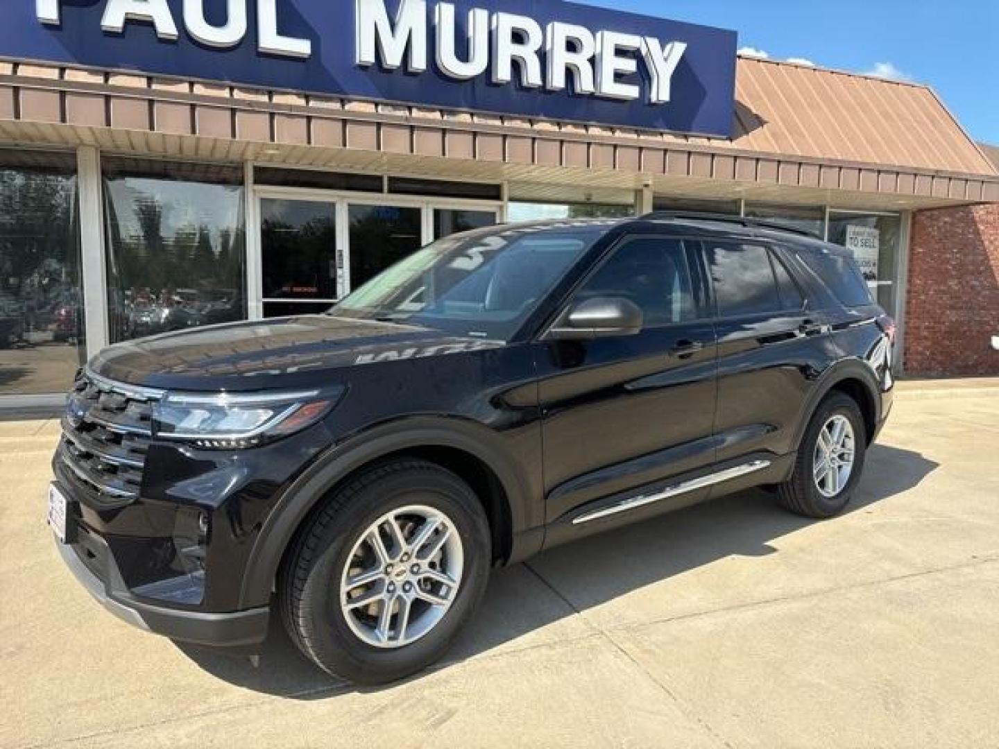 2025 Agate Black Metallic /Gray Ford Explorer Active (1FMUK7DH6SG) with an 2.3L EcoBoost I-4 engine, Automatic transmission, located at 1105 E Mulberry, Kaufman, TX, 75142, (972) 962-2151, 32.589550, -96.300926 - Agate Black Metallic 2025 Ford Explorer 4D Sport Utility Active RWD 10-Speed Automatic 2.3L EcoBoost I-4<br><br>21/28 City/Highway MPG<br><br><br>Please call Paul Murrey Ford Inc. In Kaufman Texas A Family Dealership Since 1952 Serving the Dallas Fort Worth and East Texas areas for over 70 years. Pl - Photo#2