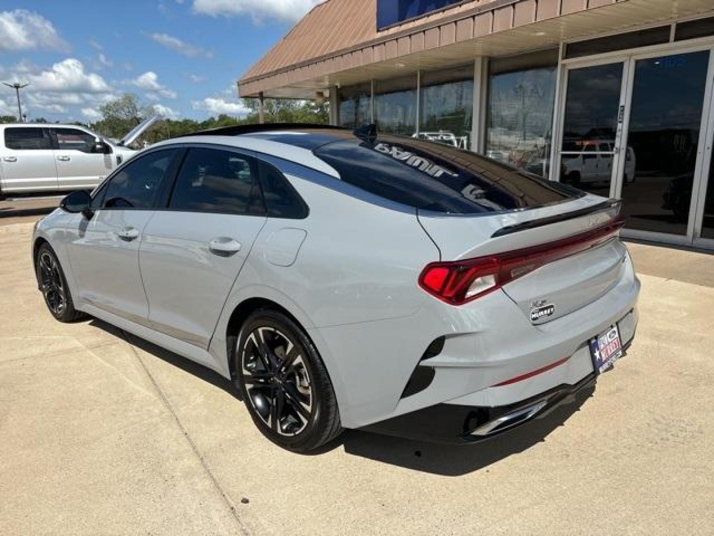 2022 Wolf Gray /Black Kia K5 GT-Line (5XXG64J24NG) with an I4 engine, Automatic transmission, located at 1105 E Mulberry, Kaufman, TX, 75142, (972) 962-2151, 32.589550, -96.300926 - Wolf Gray 2022 Kia K5 4D Sedan GT-Line FWD 8-Speed Automatic I4<br><br><br>27/37 City/Highway MPG<br><br><br>Please call Paul Murrey Ford Inc. In Kaufman Texas A Family Dealership Since 1952 Serving the Dallas Fort Worth and East Texas areas for over 70 years. Please call 972-962-2151 www.murreyford - Photo#3