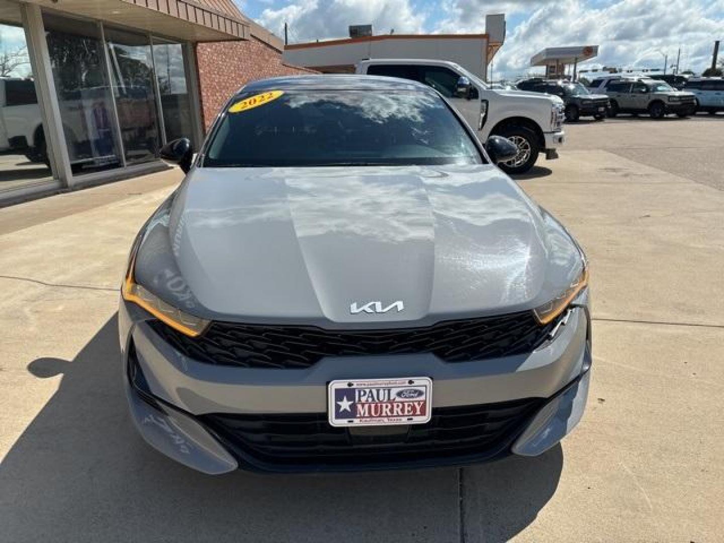 2022 Wolf Gray /Black Kia K5 GT-Line (5XXG64J24NG) with an I4 engine, Automatic transmission, located at 1105 E Mulberry, Kaufman, TX, 75142, (972) 962-2151, 32.589550, -96.300926 - Wolf Gray 2022 Kia K5 4D Sedan GT-Line FWD 8-Speed Automatic I4<br><br><br>27/37 City/Highway MPG<br><br><br>Please call Paul Murrey Ford Inc. In Kaufman Texas A Family Dealership Since 1952 Serving the Dallas Fort Worth and East Texas areas for over 70 years. Please call 972-962-2151 www.murreyford - Photo#7