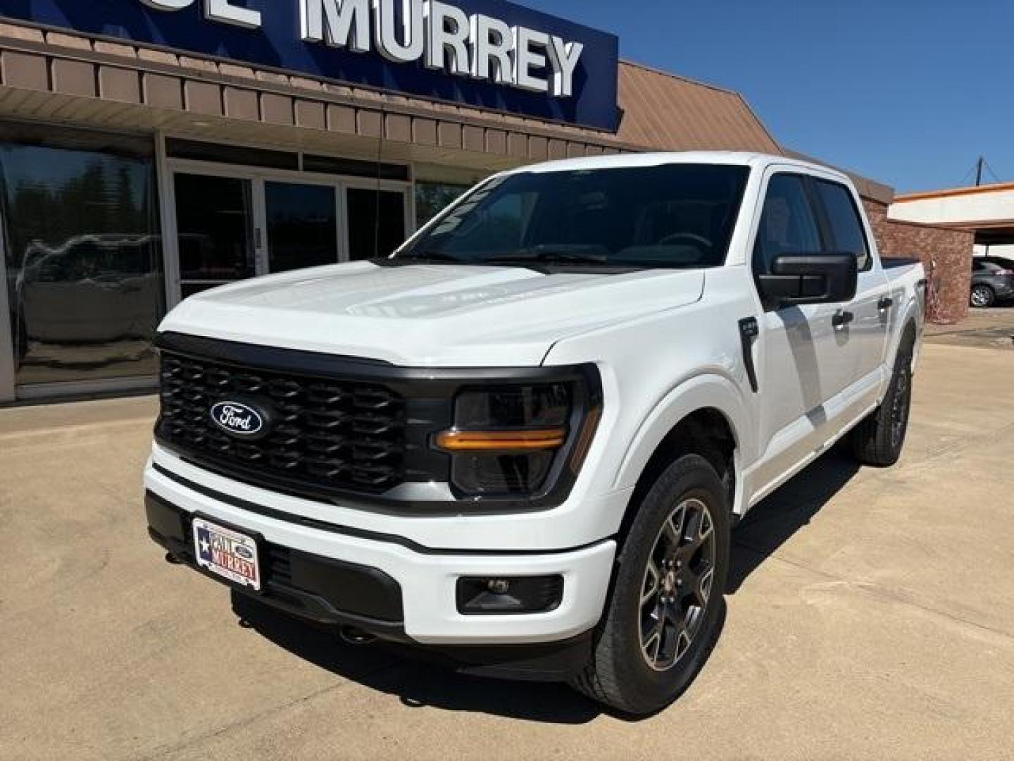 2024 Oxford White /Black Ford F-150 STX (1FTFW2L57RK) with an 5.0L V8 engine, Automatic transmission, located at 1105 E Mulberry, Kaufman, TX, 75142, (972) 962-2151, 32.589550, -96.300926 - Oxford White 2024 Ford F-150 4D SuperCrew STX 4WD 10-Speed Automatic 5.0L V8 4WD.<br><br><br>Please call Paul Murrey Ford Inc. In Kaufman Texas A Family Dealership Since 1952 Serving the Dallas Fort Worth and East Texas areas for over 70 years. Please call 972-962-2151 www.murreyford.com www.usedcar - Photo#1