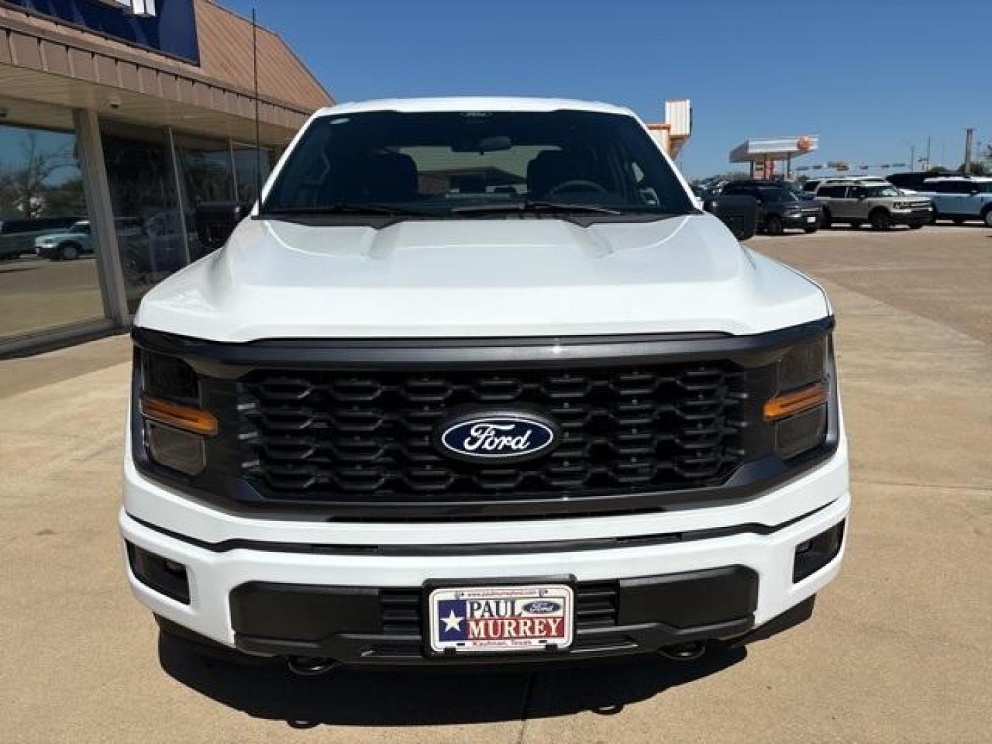 2024 Oxford White /Black Ford F-150 STX (1FTFW2L57RK) with an 5.0L V8 engine, Automatic transmission, located at 1105 E Mulberry, Kaufman, TX, 75142, (972) 962-2151, 32.589550, -96.300926 - Oxford White 2024 Ford F-150 4D SuperCrew STX 4WD 10-Speed Automatic 5.0L V8 4WD.<br><br><br>Please call Paul Murrey Ford Inc. In Kaufman Texas A Family Dealership Since 1952 Serving the Dallas Fort Worth and East Texas areas for over 70 years. Please call 972-962-2151 www.murreyford.com www.usedcar - Photo#7