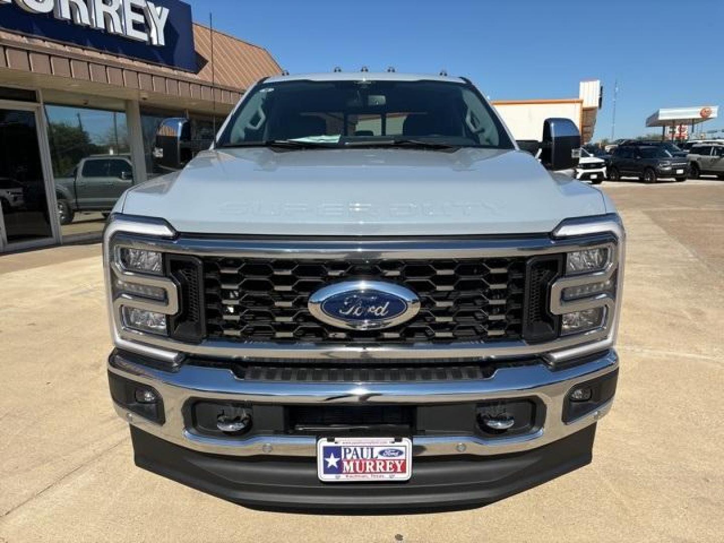 2024 Glacier Gray Metallic TriCoat /Black Ford F-350SD (1FT8W3DT3RE) with an Power Stroke 6.7L V8 DI 32V OHV Turbodiesel engine, Automatic transmission, located at 1105 E Mulberry, Kaufman, TX, 75142, (972) 962-2151, 32.589550, -96.300926 - Glacier Gray Metallic TriCoat 2024 Ford F-350SD 4D Crew Cab DRW 4WD 10-Speed Automatic Power Stroke 6.7L V8 DI 32V OHV Turbodiesel 4WD.<br><br><br>Please call Paul Murrey Ford Inc. In Kaufman Texas A Family Dealership Since 1952 Serving the Dallas Fort Worth and East Texas areas for over 70 years. P - Photo#7