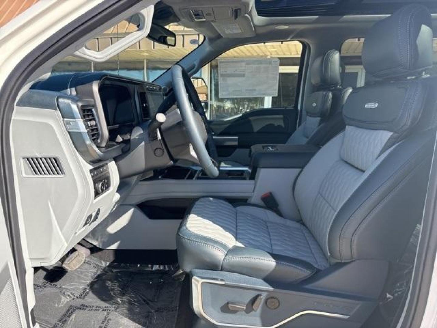 2024 Star White Metallic Tri-Coat /Admiral Blue Light Slate Ford F-250SD (1FT8W2BM9RE) with an 6.7L High Output Power Stroke V8 Diesel engine, Automatic transmission, located at 1105 E Mulberry, Kaufman, TX, 75142, (972) 962-2151, 32.589550, -96.300926 - Star White Metallic Tri-Coat 2024 Ford F-250SD 4D Crew Cab 4WD 10-Speed Automatic 6.7L High Output Power Stroke V8 Diesel 4WD.<br><br><br>Please call Paul Murrey Ford Inc. In Kaufman Texas A Family Dealership Since 1952 Serving the Dallas Fort Worth and East Texas areas for over 70 years. Please cal - Photo#9