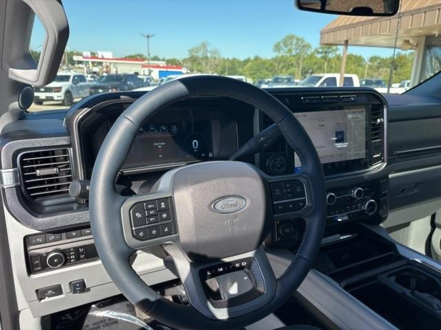 2024 Star White Metallic Tri-Coat /Admiral Blue Light Slate Ford F-250SD (1FT8W2BM9RE) with an 6.7L High Output Power Stroke V8 Diesel engine, Automatic transmission, located at 1105 E Mulberry, Kaufman, TX, 75142, (972) 962-2151, 32.589550, -96.300926 - Star White Metallic Tri-Coat 2024 Ford F-250SD 4D Crew Cab 4WD 10-Speed Automatic 6.7L High Output Power Stroke V8 Diesel 4WD.<br><br><br>Please call Paul Murrey Ford Inc. In Kaufman Texas A Family Dealership Since 1952 Serving the Dallas Fort Worth and East Texas areas for over 70 years. Please cal - Photo#13