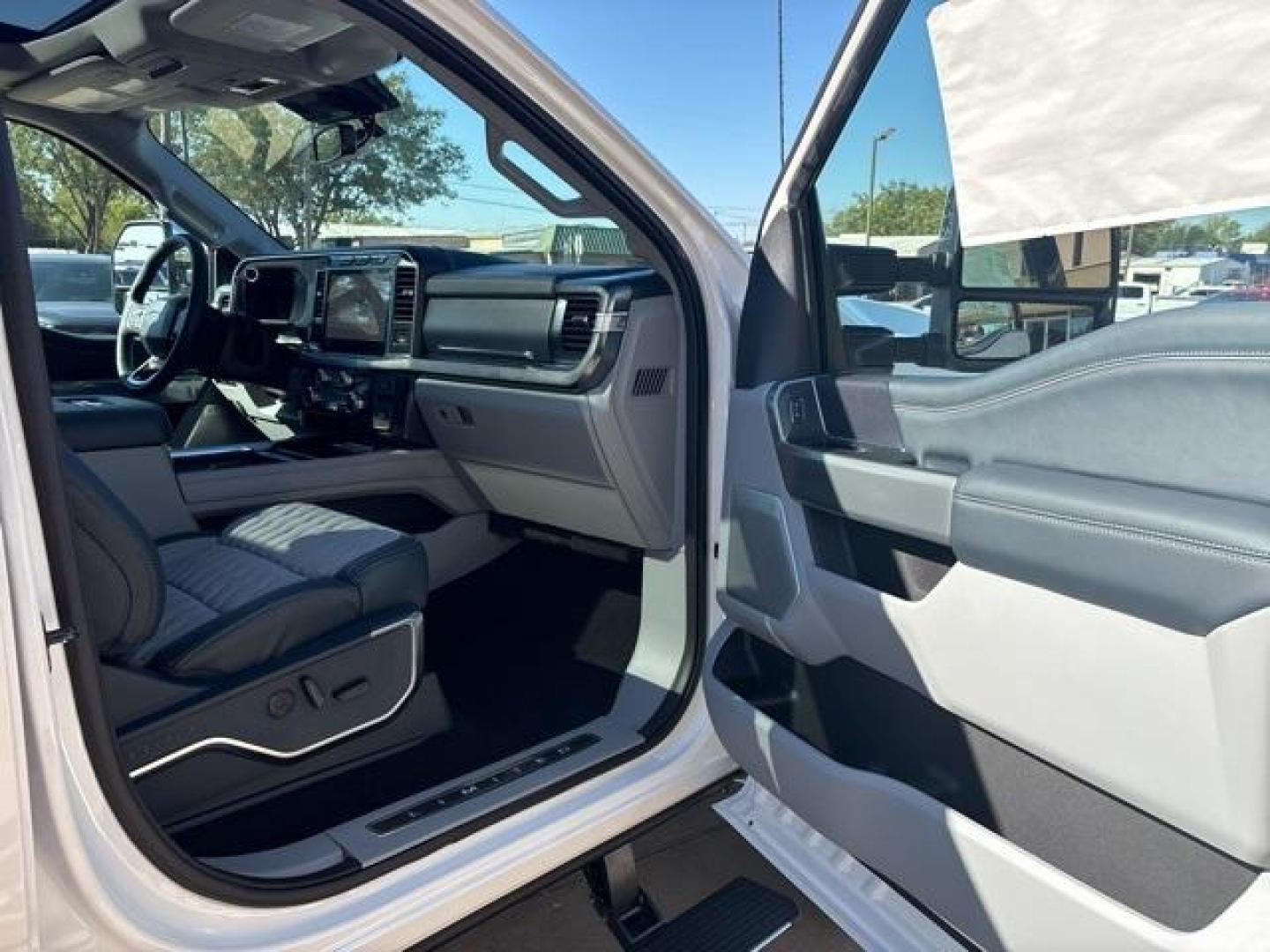 2024 Star White Metallic Tri-Coat /Admiral Blue Light Slate Ford F-250SD (1FT8W2BM9RE) with an 6.7L High Output Power Stroke V8 Diesel engine, Automatic transmission, located at 1105 E Mulberry, Kaufman, TX, 75142, (972) 962-2151, 32.589550, -96.300926 - Star White Metallic Tri-Coat 2024 Ford F-250SD 4D Crew Cab 4WD 10-Speed Automatic 6.7L High Output Power Stroke V8 Diesel 4WD.<br><br><br>Please call Paul Murrey Ford Inc. In Kaufman Texas A Family Dealership Since 1952 Serving the Dallas Fort Worth and East Texas areas for over 70 years. Please cal - Photo#16