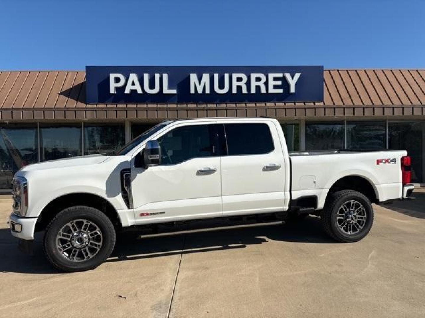 2024 Star White Metallic Tri-Coat /Admiral Blue Light Slate Ford F-250SD (1FT8W2BM9RE) with an 6.7L High Output Power Stroke V8 Diesel engine, Automatic transmission, located at 1105 E Mulberry, Kaufman, TX, 75142, (972) 962-2151, 32.589550, -96.300926 - Star White Metallic Tri-Coat 2024 Ford F-250SD 4D Crew Cab 4WD 10-Speed Automatic 6.7L High Output Power Stroke V8 Diesel 4WD.<br><br><br>Please call Paul Murrey Ford Inc. In Kaufman Texas A Family Dealership Since 1952 Serving the Dallas Fort Worth and East Texas areas for over 70 years. Please cal - Photo#0