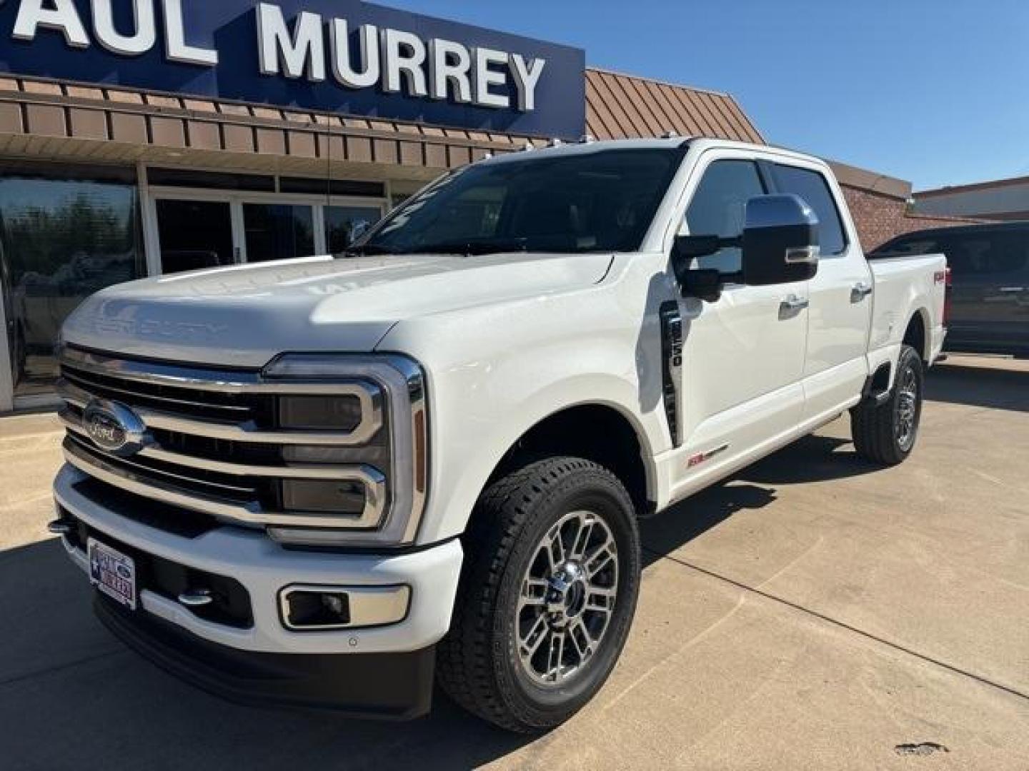 2024 Star White Metallic Tri-Coat /Admiral Blue Light Slate Ford F-250SD (1FT8W2BM9RE) with an 6.7L High Output Power Stroke V8 Diesel engine, Automatic transmission, located at 1105 E Mulberry, Kaufman, TX, 75142, (972) 962-2151, 32.589550, -96.300926 - Star White Metallic Tri-Coat 2024 Ford F-250SD 4D Crew Cab 4WD 10-Speed Automatic 6.7L High Output Power Stroke V8 Diesel 4WD.<br><br><br>Please call Paul Murrey Ford Inc. In Kaufman Texas A Family Dealership Since 1952 Serving the Dallas Fort Worth and East Texas areas for over 70 years. Please cal - Photo#1