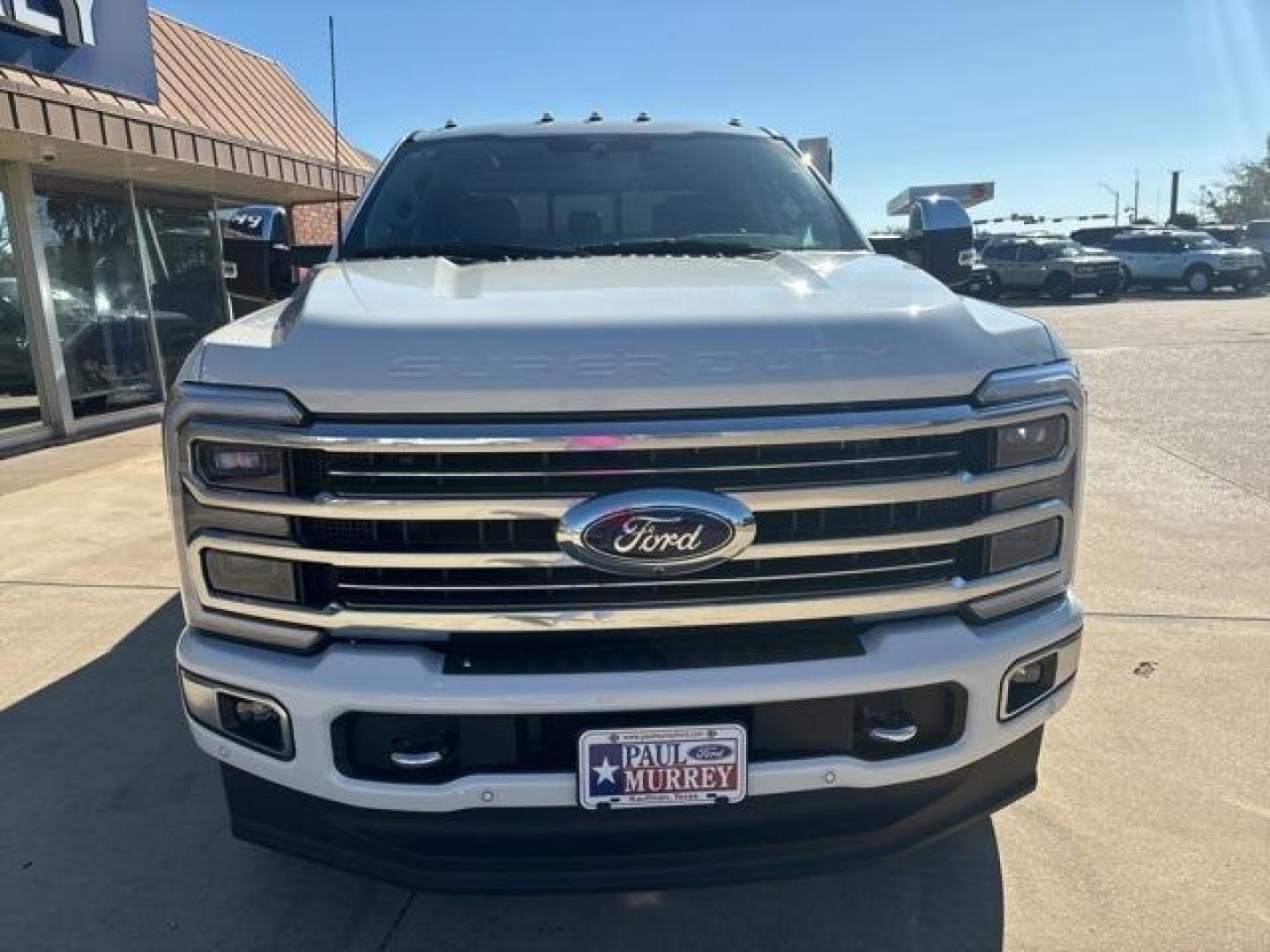 2024 Star White Metallic Tri-Coat /Admiral Blue Light Slate Ford F-250SD (1FT8W2BM9RE) with an 6.7L High Output Power Stroke V8 Diesel engine, Automatic transmission, located at 1105 E Mulberry, Kaufman, TX, 75142, (972) 962-2151, 32.589550, -96.300926 - Star White Metallic Tri-Coat 2024 Ford F-250SD 4D Crew Cab 4WD 10-Speed Automatic 6.7L High Output Power Stroke V8 Diesel 4WD.<br><br><br>Please call Paul Murrey Ford Inc. In Kaufman Texas A Family Dealership Since 1952 Serving the Dallas Fort Worth and East Texas areas for over 70 years. Please cal - Photo#6