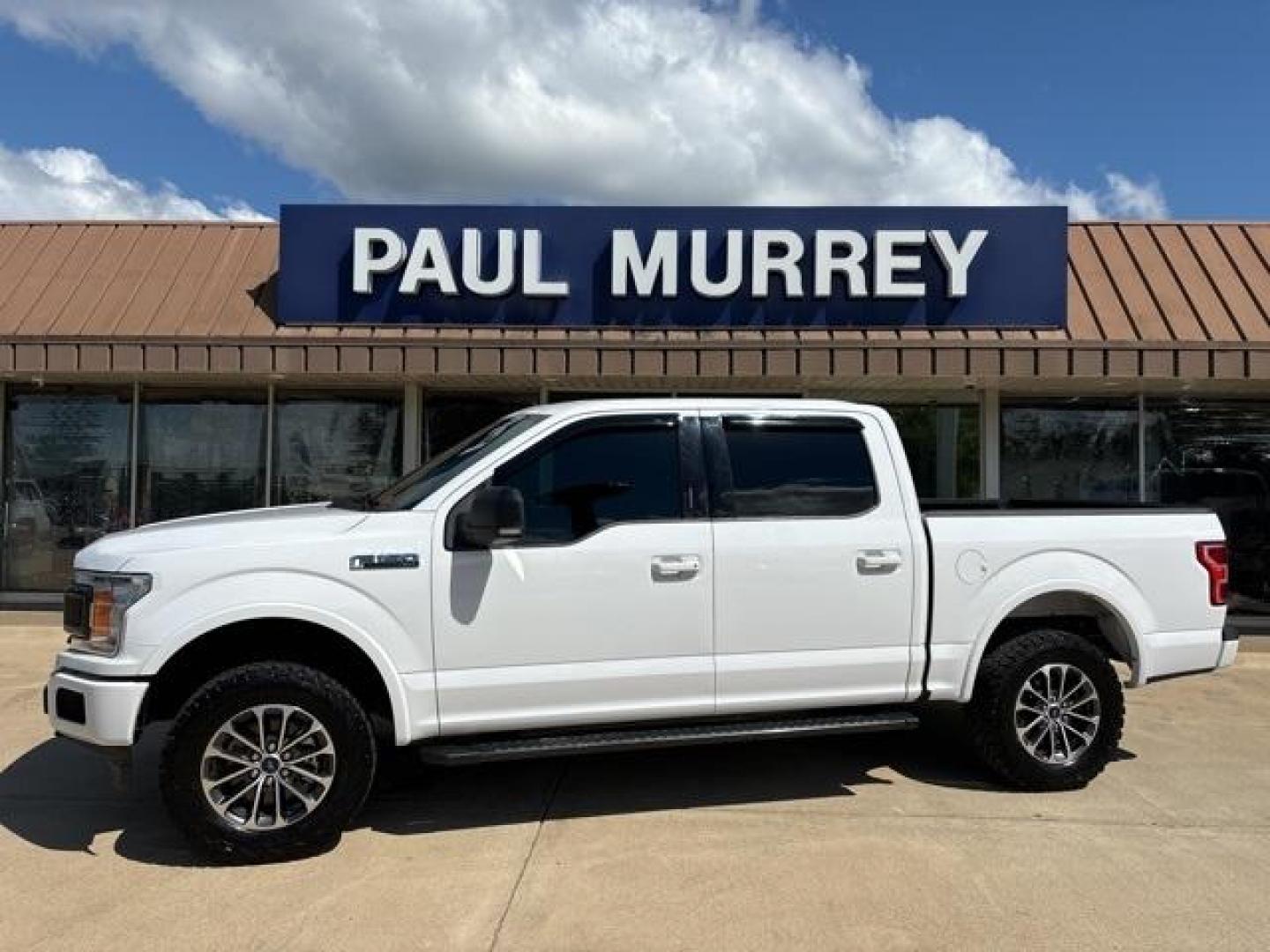 2020 Oxford White /Black Ford F-150 XLT (1FTEW1E5XLK) with an 5.0L V8 engine, Automatic transmission, located at 1105 E Mulberry, Kaufman, TX, 75142, (972) 962-2151, 32.589550, -96.300926 - Photo#0