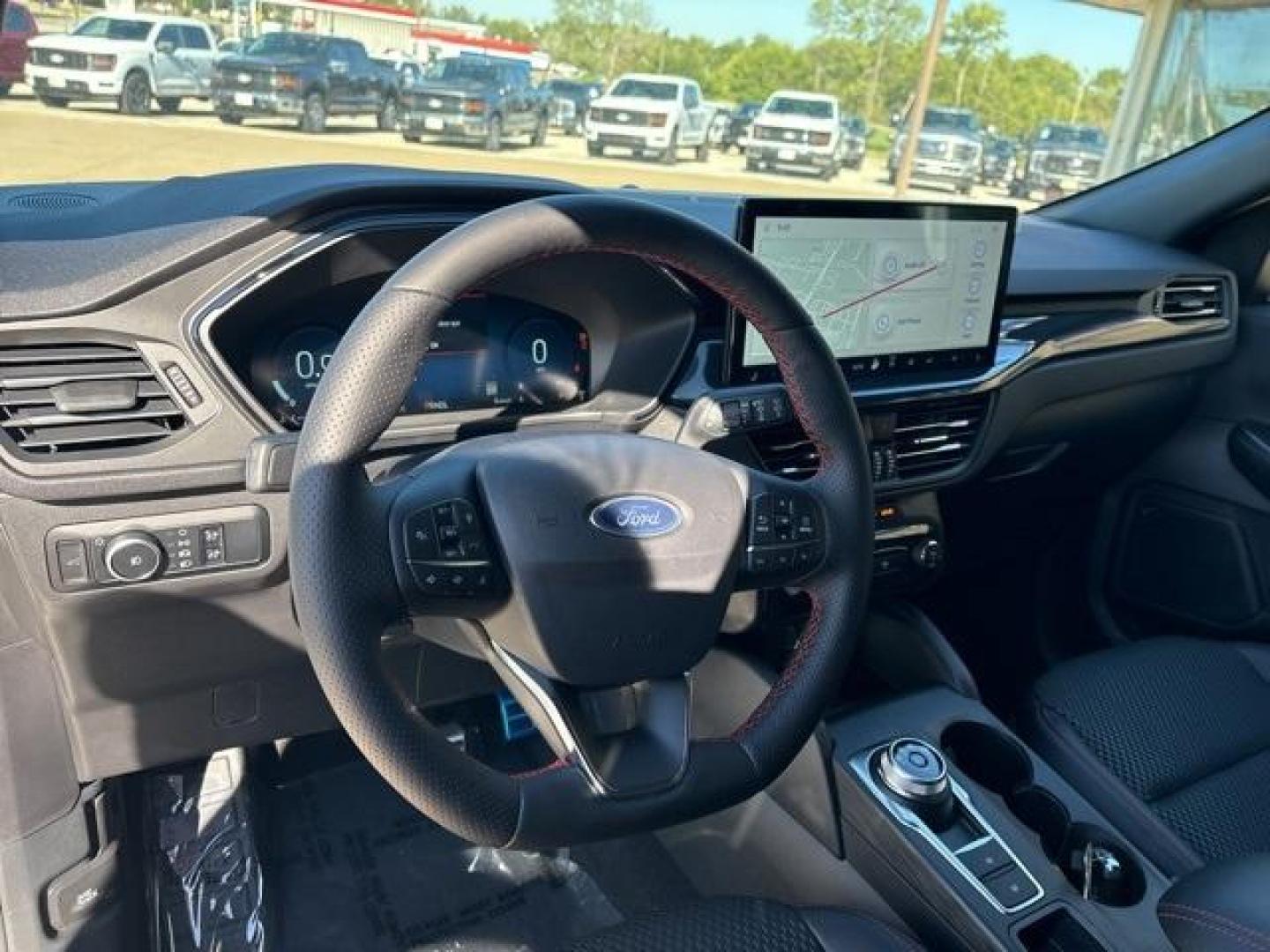 2024 Star White Metallic Tri-Coat /Ebony W/Red Stitch Ford Escape ST-Line Select (1FMCU9NA7RU) with an EcoBoost 2.0L I4 GTDi DOHC Turbocharged VCT engine, Automatic transmission, located at 1105 E Mulberry, Kaufman, TX, 75142, (972) 962-2151, 32.589550, -96.300926 - Star White Metallic Tri-Coat 2024 Ford Escape 4D Sport Utility ST-Line Select AWD 8-Speed Automatic EcoBoost 2.0L I4 GTDi DOHC Turbocharged VCT AWD.<br><br>23/31 City/Highway MPG<br><br><br>Please call Paul Murrey Ford Inc. In Kaufman Texas A Family Dealership Since 1952 Serving the Dallas Fort Wort - Photo#11