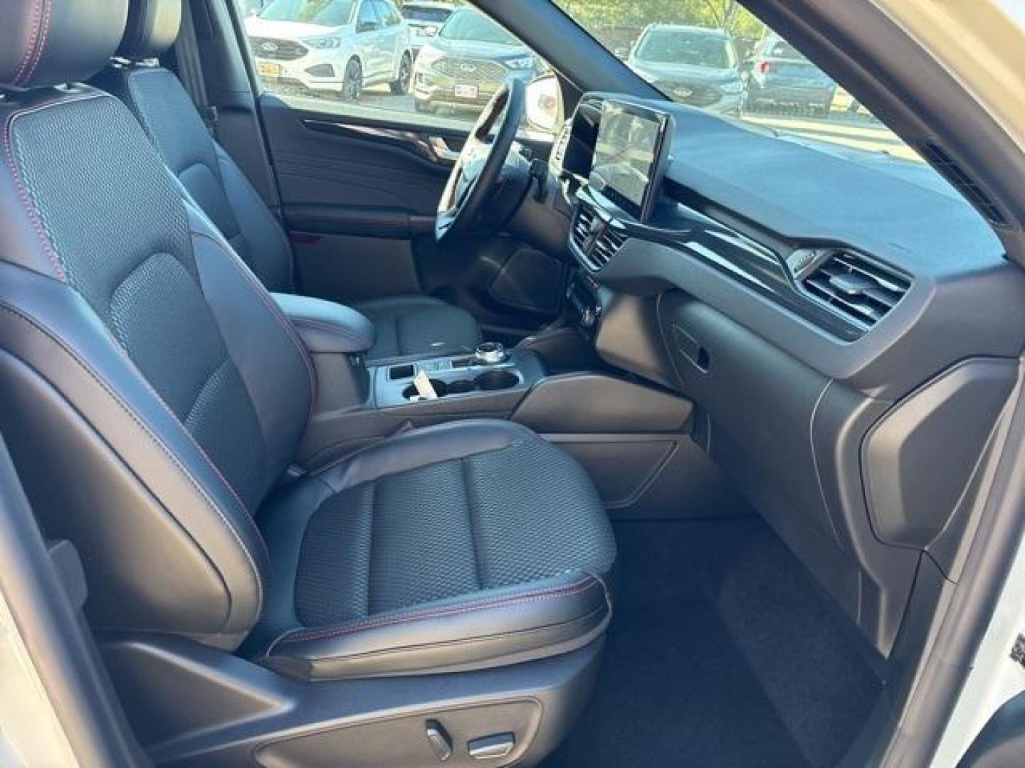 2024 Star White Metallic Tri-Coat /Ebony W/Red Stitch Ford Escape ST-Line Select (1FMCU9NA7RU) with an EcoBoost 2.0L I4 GTDi DOHC Turbocharged VCT engine, Automatic transmission, located at 1105 E Mulberry, Kaufman, TX, 75142, (972) 962-2151, 32.589550, -96.300926 - Star White Metallic Tri-Coat 2024 Ford Escape 4D Sport Utility ST-Line Select AWD 8-Speed Automatic EcoBoost 2.0L I4 GTDi DOHC Turbocharged VCT AWD.<br><br>23/31 City/Highway MPG<br><br><br>Please call Paul Murrey Ford Inc. In Kaufman Texas A Family Dealership Since 1952 Serving the Dallas Fort Wort - Photo#18