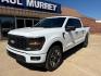 2024 Oxford White /Black Ford F-150 STX (1FTEW2LP9RK) with an 2.7L V6 engine, Automatic transmission, located at 1105 E Mulberry, Kaufman, TX, 75142, (972) 962-2151, 32.589550, -96.300926 - Oxford White 2024 Ford F-150 4D SuperCrew STX 4WD 10-Speed Automatic 2.7L V6 4WD.<br><br><br>Please call Paul Murrey Ford Inc. In Kaufman Texas A Family Dealership Since 1952 Serving the Dallas Fort Worth and East Texas areas for over 70 years. Please call 972-962-2151 www.murreyford.com www.usedcar - Photo#1