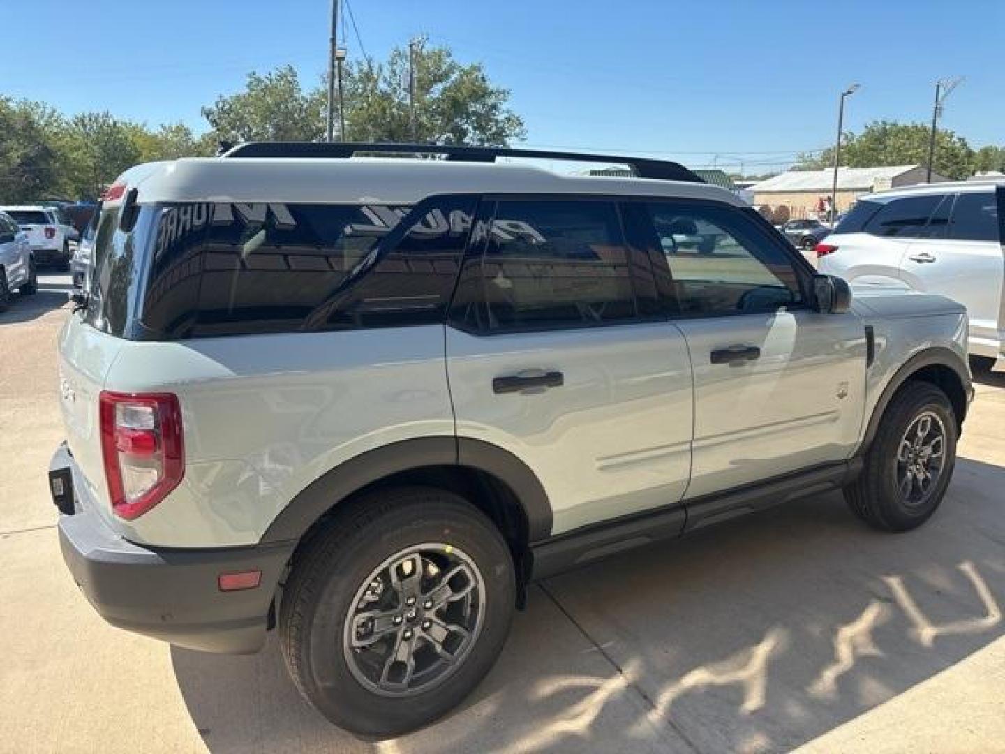 2024 Cactus Gray /Ebony Ford Bronco Sport Big Bend (3FMCR9B67RR) with an 1.5L EcoBoost engine, Automatic transmission, located at 1105 E Mulberry, Kaufman, TX, 75142, (972) 962-2151, 32.589550, -96.300926 - Cactus Gray 2024 Ford Bronco Sport 4D Sport Utility Big Bend 4WD 8-Speed Automatic 1.5L EcoBoost<br><br>25/29 City/Highway MPG<br><br><br>Please call Paul Murrey Ford Inc. In Kaufman Texas A Family Dealership Since 1952 Serving the Dallas Fort Worth and East Texas areas for over 70 years. Please cal - Photo#5