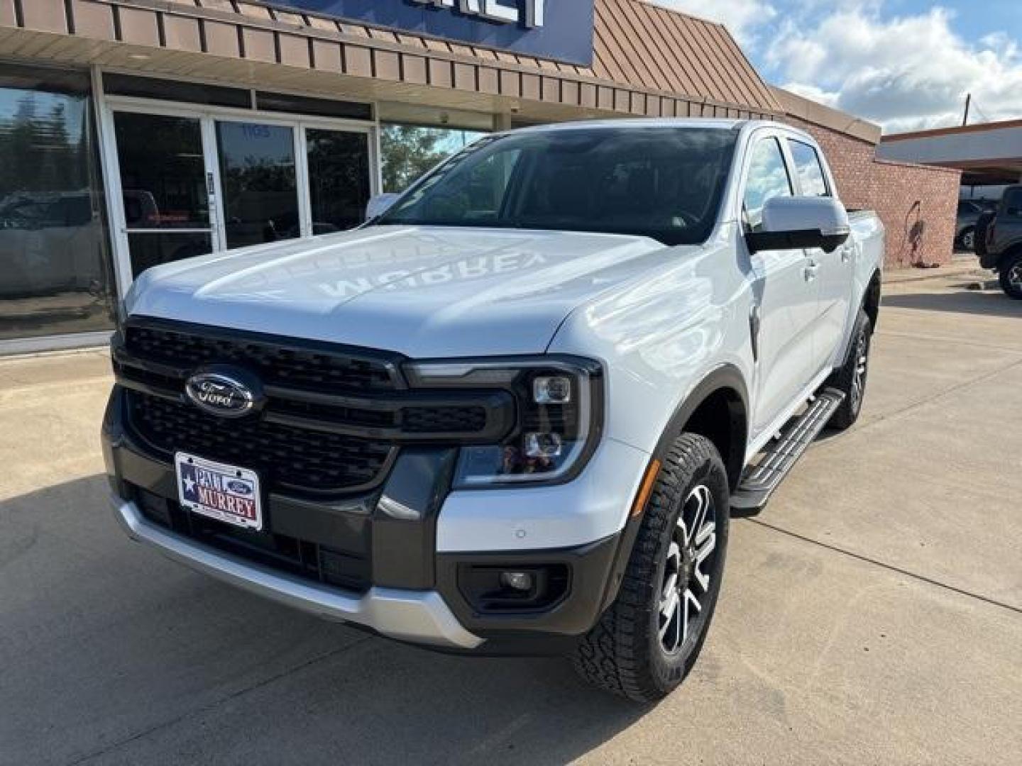 2024 Oxford White /Ebony Ford Ranger Lariat (1FTER4JH8RL) with an EcoBoost 2.3L I4 GTDi DOHC Turbocharged VCT engine, Automatic transmission, located at 1105 E Mulberry, Kaufman, TX, 75142, (972) 962-2151, 32.589550, -96.300926 - Oxford White 2024 Ford Ranger 4D Crew Cab Lariat RWD 10-Speed Automatic EcoBoost 2.3L I4 GTDi DOHC Turbocharged VCT<br><br><br>Please call Paul Murrey Ford Inc. In Kaufman Texas A Family Dealership Since 1952 Serving the Dallas Fort Worth and East Texas areas for over 70 years. Please call 972-962-2 - Photo#1