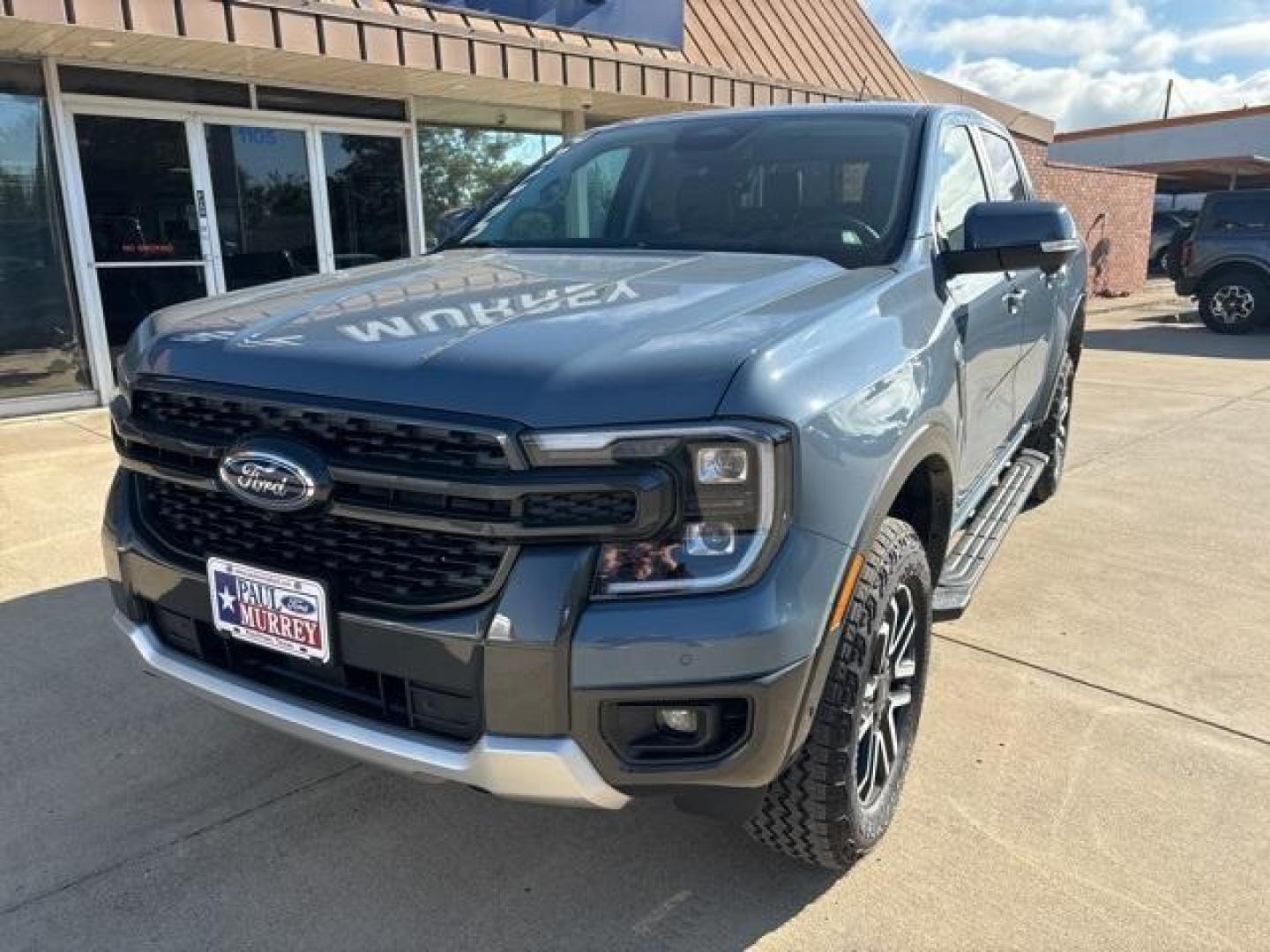 2024 Azure Gray Metallic Tri-Coat /Ebony Interior Trim Ford Ranger Lariat (1FTER4KH8RL) with an EcoBoost 2.3L I4 GTDi DOHC Turbocharged VCT engine, Automatic transmission, located at 1105 E Mulberry, Kaufman, TX, 75142, (972) 962-2151, 32.589550, -96.300926 - Azure Gray Metallic Tri-Coat 2024 Ford Ranger 4D Crew Cab Lariat 4WD 10-Speed Automatic EcoBoost 2.3L I4 GTDi DOHC Turbocharged VCT 4WD.<br><br><br>Please call Paul Murrey Ford Inc. In Kaufman Texas A Family Dealership Since 1952 Serving the Dallas Fort Worth and East Texas areas for over 70 years. - Photo#1