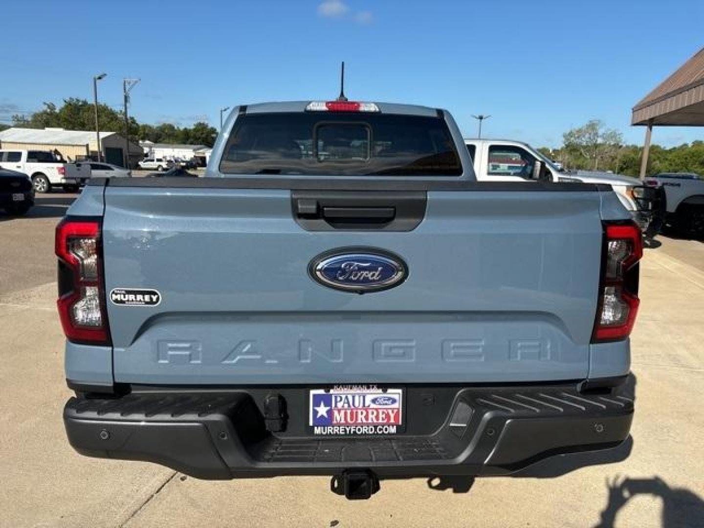 2024 Azure Gray Metallic Tri-Coat /Ebony Interior Trim Ford Ranger Lariat (1FTER4KH8RL) with an EcoBoost 2.3L I4 GTDi DOHC Turbocharged VCT engine, Automatic transmission, located at 1105 E Mulberry, Kaufman, TX, 75142, (972) 962-2151, 32.589550, -96.300926 - Azure Gray Metallic Tri-Coat 2024 Ford Ranger 4D Crew Cab Lariat 4WD 10-Speed Automatic EcoBoost 2.3L I4 GTDi DOHC Turbocharged VCT 4WD.<br><br><br>Please call Paul Murrey Ford Inc. In Kaufman Texas A Family Dealership Since 1952 Serving the Dallas Fort Worth and East Texas areas for over 70 years. - Photo#4