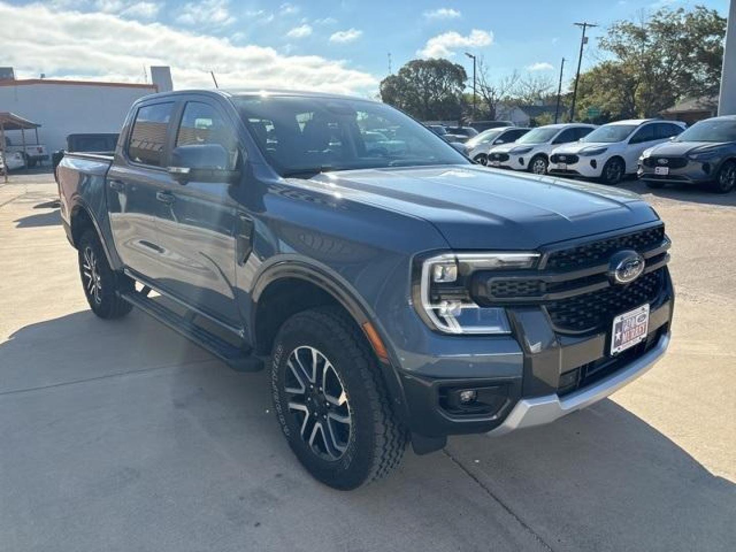 2024 Azure Gray Metallic Tri-Coat /Ebony Interior Trim Ford Ranger Lariat (1FTER4KH8RL) with an EcoBoost 2.3L I4 GTDi DOHC Turbocharged VCT engine, Automatic transmission, located at 1105 E Mulberry, Kaufman, TX, 75142, (972) 962-2151, 32.589550, -96.300926 - Azure Gray Metallic Tri-Coat 2024 Ford Ranger 4D Crew Cab Lariat 4WD 10-Speed Automatic EcoBoost 2.3L I4 GTDi DOHC Turbocharged VCT 4WD.<br><br><br>Please call Paul Murrey Ford Inc. In Kaufman Texas A Family Dealership Since 1952 Serving the Dallas Fort Worth and East Texas areas for over 70 years. - Photo#6