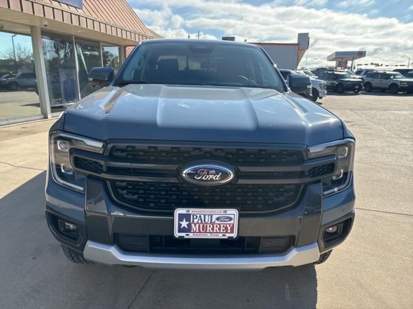 2024 Azure Gray Metallic Tri-Coat /Ebony Interior Trim Ford Ranger Lariat (1FTER4KH8RL) with an EcoBoost 2.3L I4 GTDi DOHC Turbocharged VCT engine, Automatic transmission, located at 1105 E Mulberry, Kaufman, TX, 75142, (972) 962-2151, 32.589550, -96.300926 - Azure Gray Metallic Tri-Coat 2024 Ford Ranger 4D Crew Cab Lariat 4WD 10-Speed Automatic EcoBoost 2.3L I4 GTDi DOHC Turbocharged VCT 4WD.<br><br><br>Please call Paul Murrey Ford Inc. In Kaufman Texas A Family Dealership Since 1952 Serving the Dallas Fort Worth and East Texas areas for over 70 years. - Photo#7