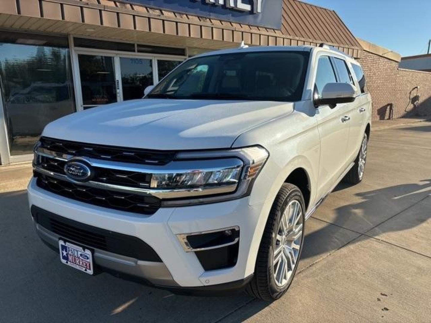 2024 Star White Metallic Tri-Coat /Sandstone Ford Expedition Max Limited (1FMJK1K83RE) with an EcoBoost 3.5L V6 GTDi DOHC 24V Twin Turbocharged engine, Automatic transmission, located at 1105 E Mulberry, Kaufman, TX, 75142, (972) 962-2151, 32.589550, -96.300926 - Star White Metallic Tri-Coat 2024 Ford Expedition Max 4D Sport Utility Limited RWD 10-Speed Automatic EcoBoost 3.5L V6 GTDi DOHC 24V Twin Turbocharged<br><br><br>Please call Paul Murrey Ford Inc. In Kaufman Texas A Family Dealership Since 1952 Serving the Dallas Fort Worth and East Texas areas for o - Photo#1