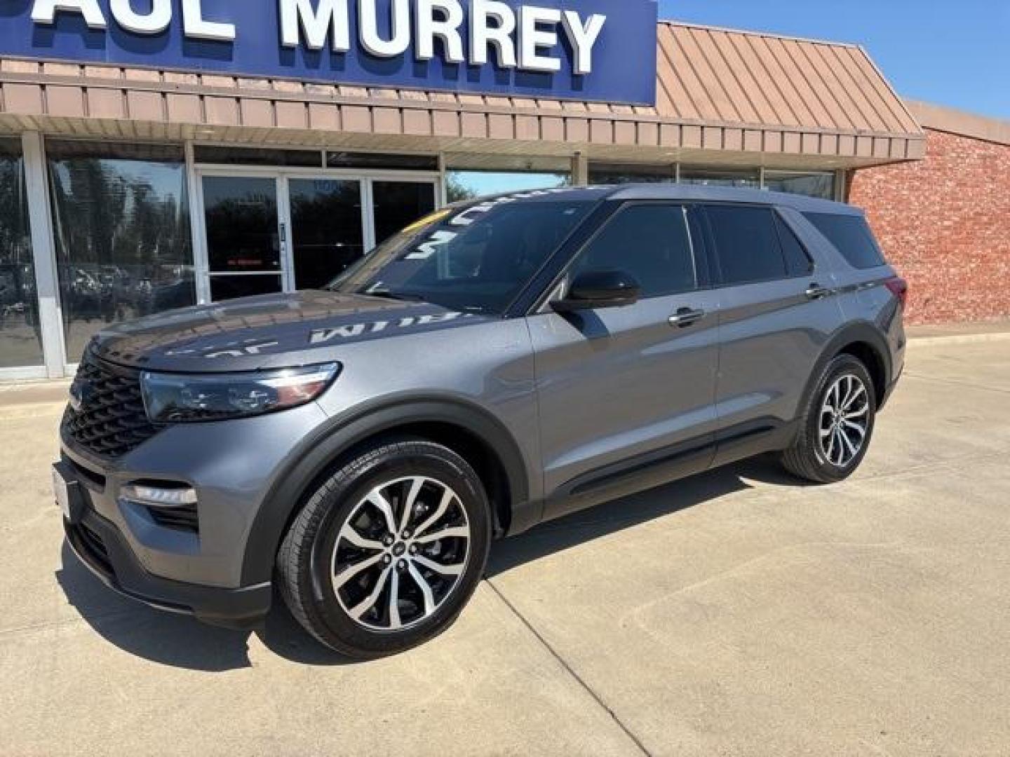 2022 Gray /Ebony Ford Explorer ST-Line (1FMSK7KH2NG) with an 2.3L EcoBoost I-4 engine, Automatic transmission, located at 1105 E Mulberry, Kaufman, TX, 75142, (972) 962-2151, 32.589550, -96.300926 - Gray 2022 Ford Explorer 4D Sport Utility ST-Line RWD 10-Speed Automatic 2.3L EcoBoost I-4 Priced below KBB Fair Purchase Price!<br><br><br>Recent Arrival! Odometer is 24392 miles below market average! 21/28 City/Highway MPG<br><br><br>Please call Paul Murrey Ford Inc. In Kaufman Texas A Family Deale - Photo#2