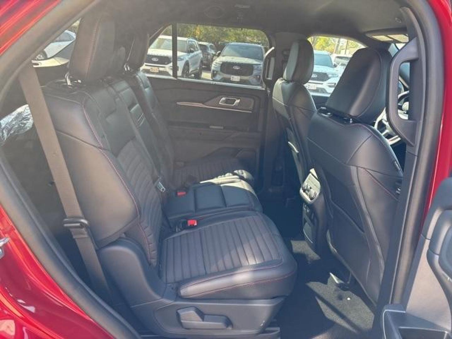 2025 Rapid Red Metallic Tinted Clearcoat /Onyx Interior Ford Explorer ST-Line (1FMUK7KHXSG) with an 2.3L EcoBoost I-4 engine, Automatic transmission, located at 1105 E Mulberry, Kaufman, TX, 75142, (972) 962-2151, 32.589550, -96.300926 - Red Metallic 2025 Ford Explorer 4D Sport Utility ST-Line RWD 10-Speed Automatic 2.3L EcoBoost I-4<br><br>21/28 City/Highway MPG<br><br><br>Please call Paul Murrey Ford Inc. In Kaufman Texas A Family Dealership Since 1952 Serving the Dallas Fort Worth and East Texas areas for over 70 years. Please ca - Photo#23