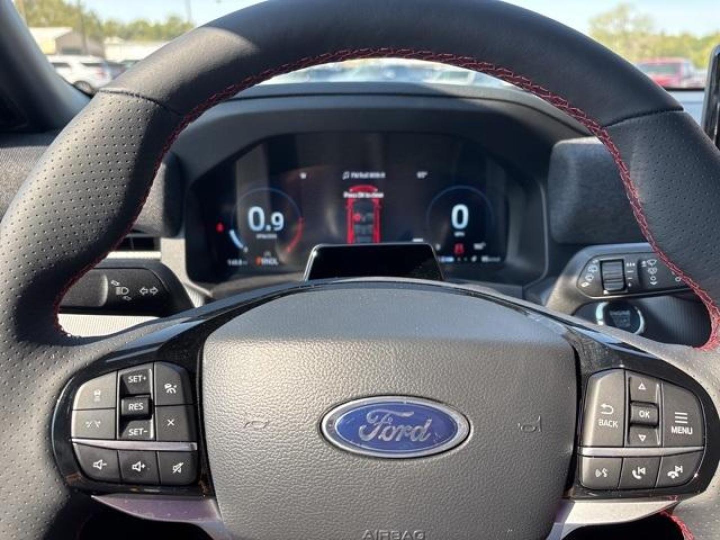 2025 Rapid Red Metallic Tinted Clearcoat /Onyx Interior Ford Explorer ST-Line (1FMUK7KHXSG) with an 2.3L EcoBoost I-4 engine, Automatic transmission, located at 1105 E Mulberry, Kaufman, TX, 75142, (972) 962-2151, 32.589550, -96.300926 - Red Metallic 2025 Ford Explorer 4D Sport Utility ST-Line RWD 10-Speed Automatic 2.3L EcoBoost I-4<br><br>21/28 City/Highway MPG<br><br><br>Please call Paul Murrey Ford Inc. In Kaufman Texas A Family Dealership Since 1952 Serving the Dallas Fort Worth and East Texas areas for over 70 years. Please ca - Photo#24