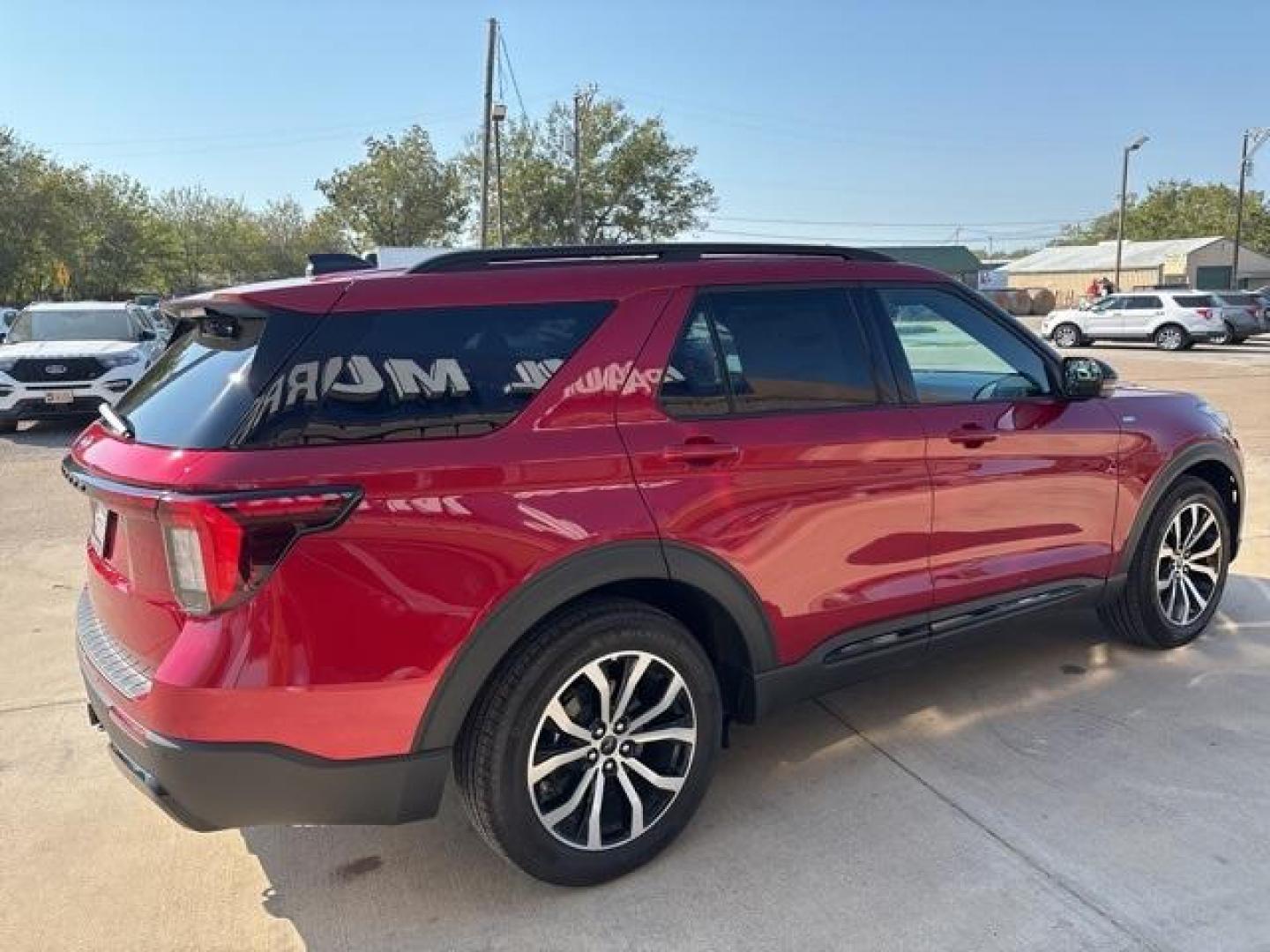 2025 Rapid Red Metallic Tinted Clearcoat /Onyx Interior Ford Explorer ST-Line (1FMUK7KHXSG) with an 2.3L EcoBoost I-4 engine, Automatic transmission, located at 1105 E Mulberry, Kaufman, TX, 75142, (972) 962-2151, 32.589550, -96.300926 - Red Metallic 2025 Ford Explorer 4D Sport Utility ST-Line RWD 10-Speed Automatic 2.3L EcoBoost I-4<br><br>21/28 City/Highway MPG<br><br><br>Please call Paul Murrey Ford Inc. In Kaufman Texas A Family Dealership Since 1952 Serving the Dallas Fort Worth and East Texas areas for over 70 years. Please ca - Photo#5