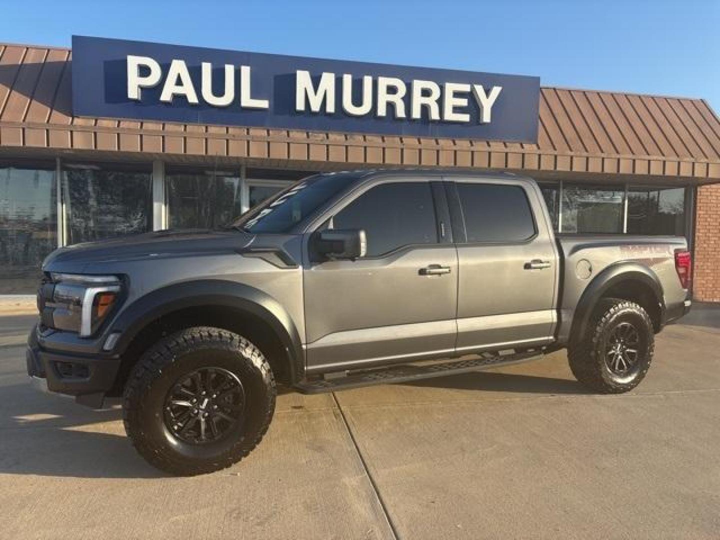 2024 Gray /Black/Slate Gray Ford F-150 Raptor (1FTFW1RG3RF) with an 3.5L V6 EcoBoost engine, Automatic transmission, located at 1105 E Mulberry, Kaufman, TX, 75142, (972) 962-2151, 32.589550, -96.300926 - Gray 2024 Ford F-150 4D SuperCrew Raptor 4WD 10-Speed Automatic 3.5L V6 EcoBoost 4WD. Priced below KBB Fair Purchase Price!<br><br><br>Please call Paul Murrey Ford Inc. In Kaufman Texas A Family Dealership Since 1952 Serving the Dallas Fort Worth and East Texas areas for over 70 years. Please call 9 - Photo#2