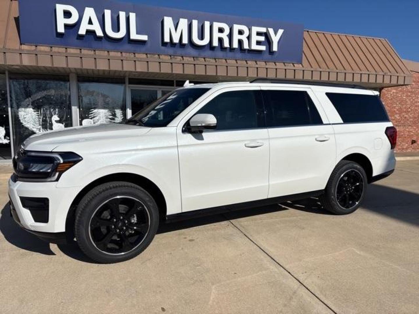 2024 Star White Metallic Tri-Coat /Black Onyx Ford Expedition Max Limited (1FMJK1K85RE) with an EcoBoost 3.5L V6 GTDi DOHC 24V Twin Turbocharged engine, Automatic transmission, located at 1105 E Mulberry, Kaufman, TX, 75142, (972) 962-2151, 32.589550, -96.300926 - Star White Metallic Tri-Coat 2024 Ford Expedition Max 4D Sport Utility Limited RWD 10-Speed Automatic EcoBoost 3.5L V6 GTDi DOHC 24V Twin Turbocharged<br><br><br>Please call Paul Murrey Ford Inc. In Kaufman Texas A Family Dealership Since 1952 Serving the Dallas Fort Worth and East Texas areas for o - Photo#2