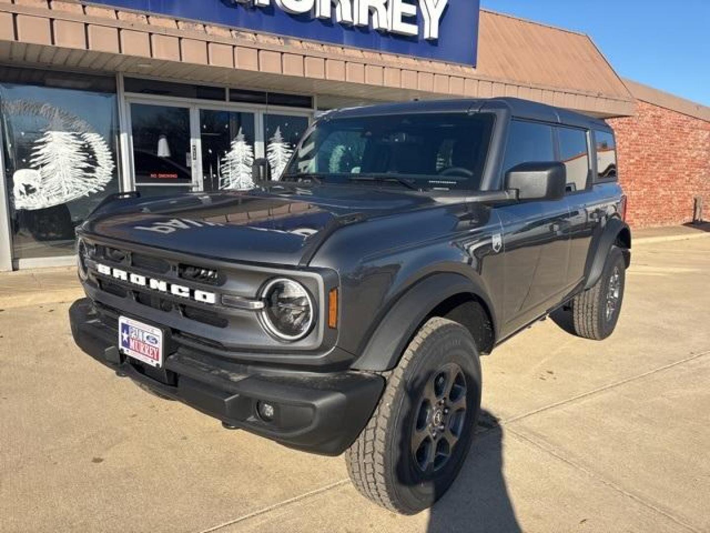 2024 Carbonized Gray Metallic /Black Onyx Interior Ford Bronco Big Bend (1FMDE7BH2RL) with an 2.3L EcoBoost I-4 engine, Automatic transmission, located at 1105 E Mulberry, Kaufman, TX, 75142, (972) 962-2151, 32.589550, -96.300926 - Carbonized Gray Metallic 2024 Ford Bronco 4D Sport Utility Big Bend 4WD 10-Speed Automatic 2.3L EcoBoost I-4<br><br><br>Please call Paul Murrey Ford Inc. In Kaufman Texas A Family Dealership Since 1952 Serving the Dallas Fort Worth and East Texas areas for over 70 years. Please call 972-962-2151 www - Photo#1