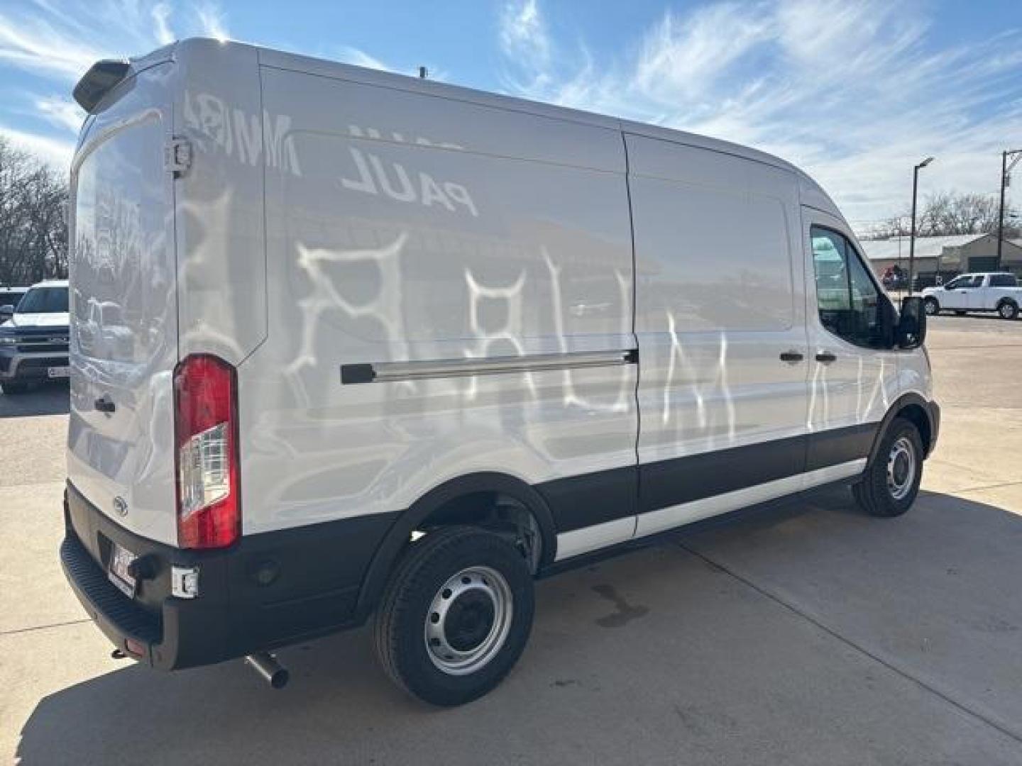 2024 Oxford White /Dark Palazzo Gray Ford Transit-250 Base (1FTBR1C83RK) with an V6 engine, Automatic transmission, located at 1105 E Mulberry, Kaufman, TX, 75142, (972) 962-2151, 32.589550, -96.300926 - Oxford White 2024 Ford Transit-250 3D Cargo Van RWD 10-Speed Automatic with Overdrive V6<br><br><br>Please call Paul Murrey Ford Inc. In Kaufman Texas A Family Dealership Since 1952 Serving the Dallas Fort Worth and East Texas areas for over 70 years. Please call 972-962-2151 www.murreyford.com www. - Photo#5