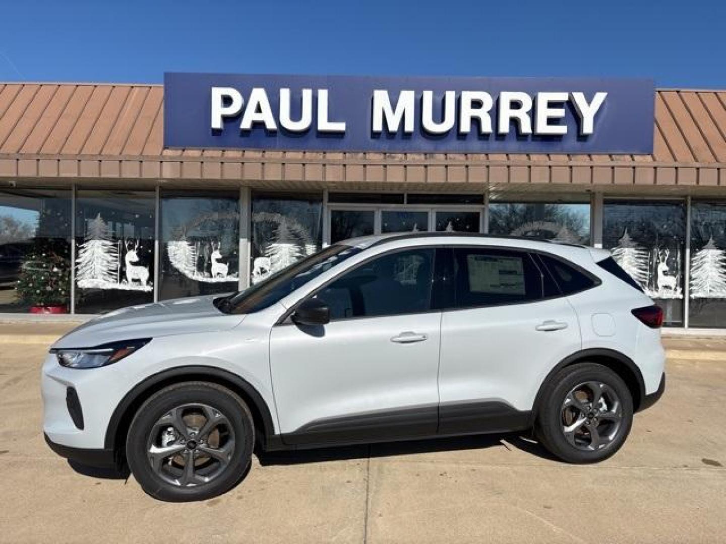 2025 Space Silver Metallic /Ebony W/Red Stitch Ford Escape ST-Line (1FMCU0MN5SU) with an 1.5L EcoBoost engine, Automatic transmission, located at 1105 E Mulberry, Kaufman, TX, 75142, (972) 962-2151, 32.589550, -96.300926 - Space Silver Metallic 2025 Ford Escape 4D Sport Utility ST-Line FWD 8-Speed Automatic 1.5L EcoBoost<br><br>27/34 City/Highway MPG<br><br><br>Please call Paul Murrey Ford Inc. In Kaufman Texas A Family Dealership Since 1952 Serving the Dallas Fort Worth and East Texas areas for over 70 years. Please - Photo#0