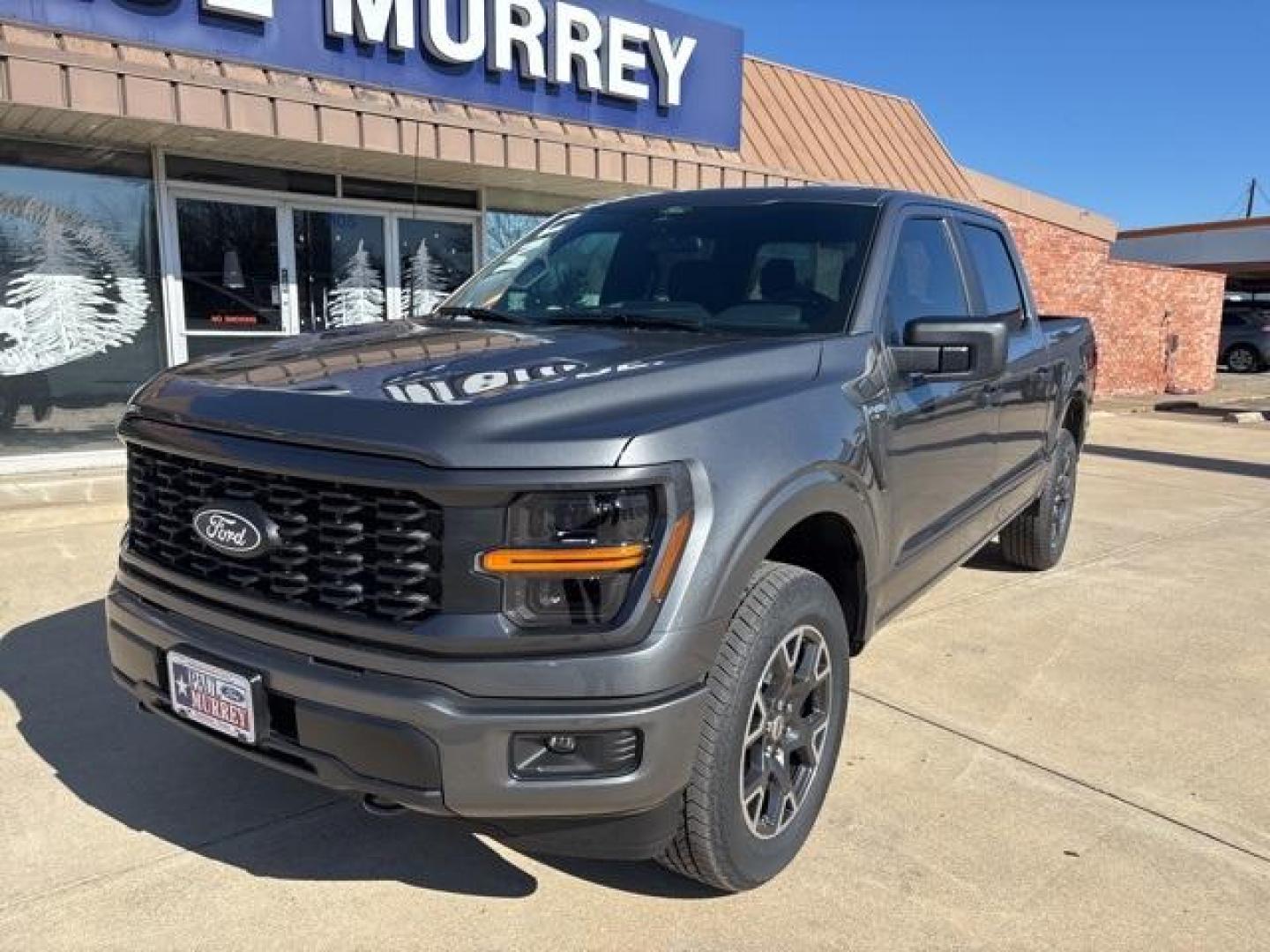 2024 Gray Metallic /Black Ford F-150 STX (1FTEW2LP6RK) with an 2.7L V6 EcoBoost engine, Automatic transmission, located at 1105 E Mulberry, Kaufman, TX, 75142, (972) 962-2151, 32.589550, -96.300926 - Carbonized Gray Metallic 2024 Ford F-150 4D SuperCrew STX 4WD 10-Speed Automatic 2.7L V6 EcoBoost 4WD.<br><br><br>Please call Paul Murrey Ford Inc. In Kaufman Texas A Family Dealership Since 1952 Serving the Dallas Fort Worth and East Texas areas for over 70 years. Please call 972-962-2151 www.murre - Photo#1