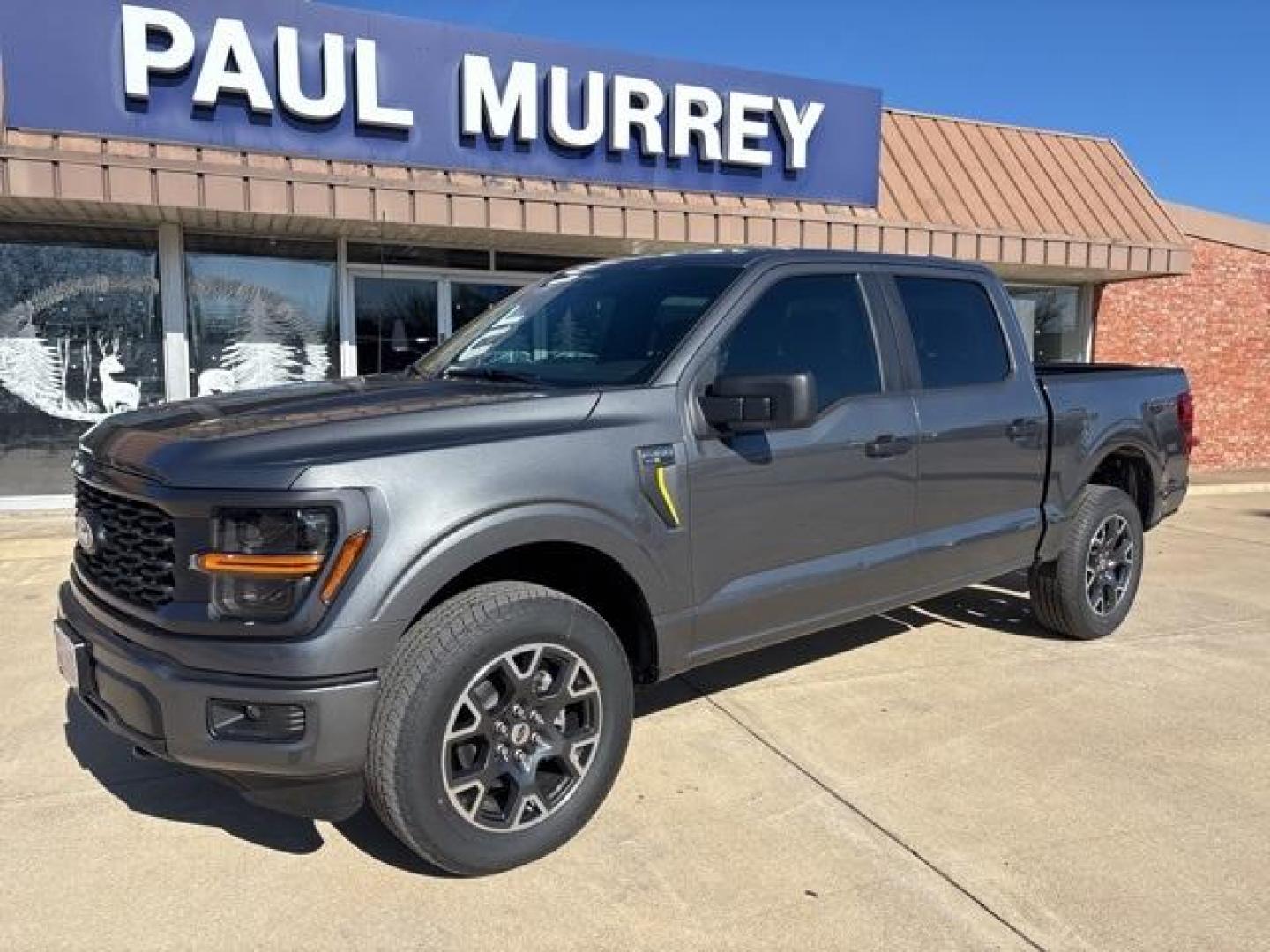 2024 Gray Metallic /Black Ford F-150 STX (1FTEW2LP6RK) with an 2.7L V6 EcoBoost engine, Automatic transmission, located at 1105 E Mulberry, Kaufman, TX, 75142, (972) 962-2151, 32.589550, -96.300926 - Carbonized Gray Metallic 2024 Ford F-150 4D SuperCrew STX 4WD 10-Speed Automatic 2.7L V6 EcoBoost 4WD.<br><br><br>Please call Paul Murrey Ford Inc. In Kaufman Texas A Family Dealership Since 1952 Serving the Dallas Fort Worth and East Texas areas for over 70 years. Please call 972-962-2151 www.murre - Photo#2