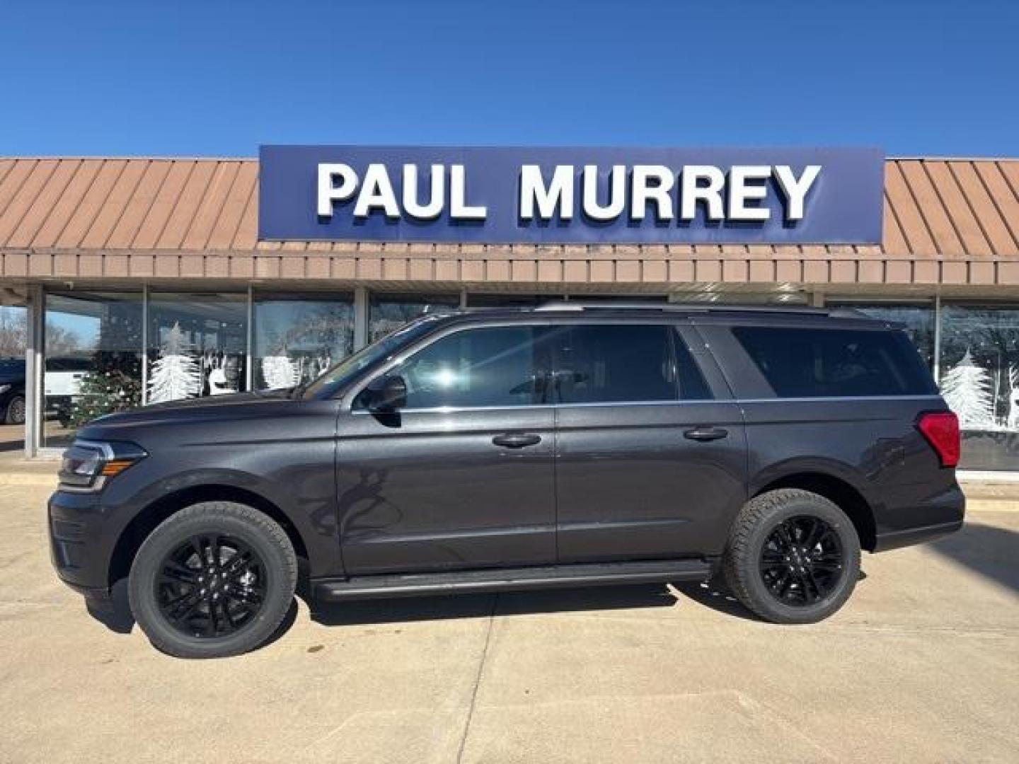 2024 Dark Matter Gray Metallic /Black Onyx Ford Expedition Max XLT (1FMJK1H86RE) with an EcoBoost 3.5L V6 GTDi DOHC 24V Twin Turbocharged engine, Automatic transmission, located at 1105 E Mulberry, Kaufman, TX, 75142, (972) 962-2151, 32.589550, -96.300926 - Dark Matter Gray Metallic 2024 Ford Expedition Max 4D Sport Utility XLT RWD 10-Speed Automatic EcoBoost 3.5L V6 GTDi DOHC 24V Twin Turbocharged<br><br><br>Please call Paul Murrey Ford Inc. In Kaufman Texas A Family Dealership Since 1952 Serving the Dallas Fort Worth and East Texas areas for over 70 - Photo#0