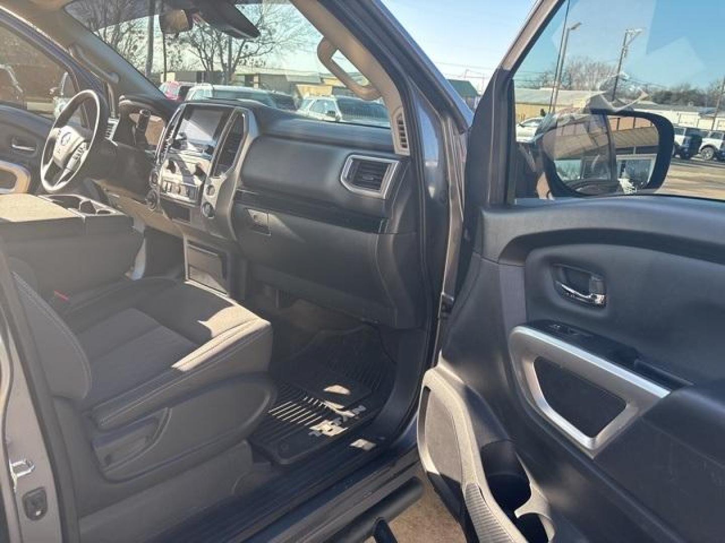 2021 Gun Metallic /Black Nissan Titan SV (1N6AA1EC9MN) with an 5.6L V8 DOHC 32V 400hp engine, Automatic transmission, located at 1105 E Mulberry, Kaufman, TX, 75142, (972) 962-2151, 32.589550, -96.300926 - Gun Metallic 2021 Nissan Titan 4D Crew Cab SV 4WD 9-Speed Automatic 5.6L V8 DOHC 32V 400hp 4WD. Priced below KBB Fair Purchase Price!<br><br><br>Odometer is 36522 miles below market average!<br><br><br>Please call Paul Murrey Ford Inc. In Kaufman Texas A Family Dealership Since 1952 Serving the Dall - Photo#12