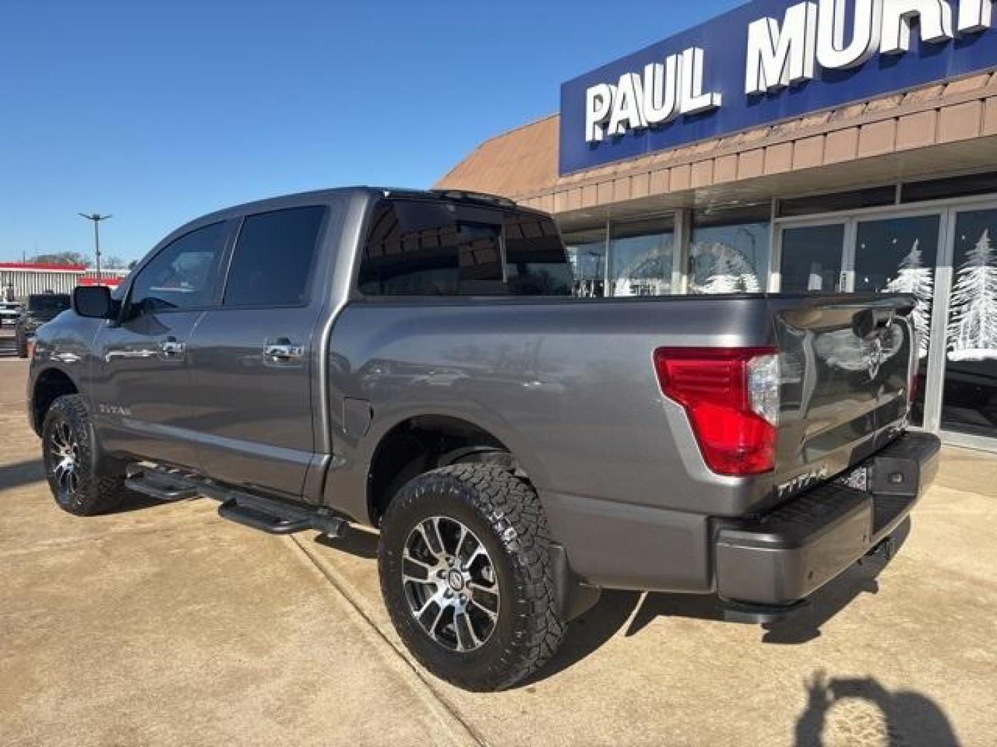 2021 Gun Metallic /Black Nissan Titan SV (1N6AA1EC9MN) with an 5.6L V8 DOHC 32V 400hp engine, Automatic transmission, located at 1105 E Mulberry, Kaufman, TX, 75142, (972) 962-2151, 32.589550, -96.300926 - Gun Metallic 2021 Nissan Titan 4D Crew Cab SV 4WD 9-Speed Automatic 5.6L V8 DOHC 32V 400hp 4WD. Priced below KBB Fair Purchase Price!<br><br><br>Odometer is 36522 miles below market average!<br><br><br>Please call Paul Murrey Ford Inc. In Kaufman Texas A Family Dealership Since 1952 Serving the Dall - Photo#3