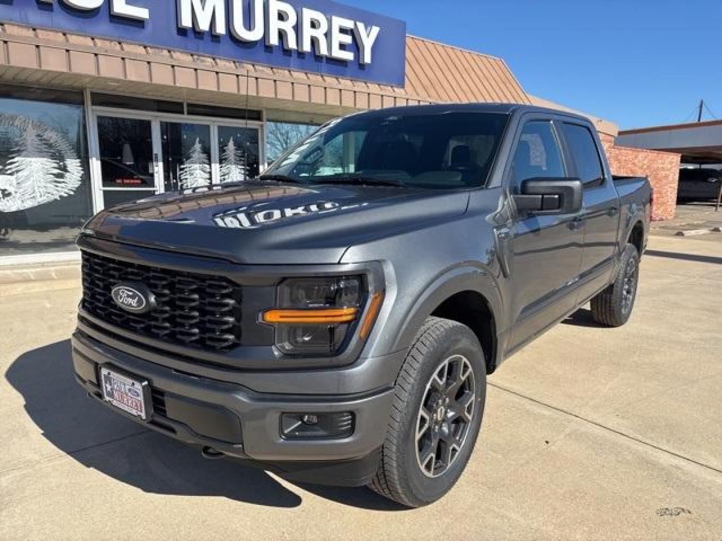 2024 Gray Metallic /Black Ford F-150 STX (1FTFW2L5XRK) with an 5.0L V8 engine, Automatic transmission, located at 1105 E Mulberry, Kaufman, TX, 75142, (972) 962-2151, 32.589550, -96.300926 - Carbonized Gray Metallic 2024 Ford F-150 4D SuperCrew STX 4WD 10-Speed Automatic 5.0L V8 4WD.<br><br><br>Please call Paul Murrey Ford Inc. In Kaufman Texas A Family Dealership Since 1952 Serving the Dallas Fort Worth and East Texas areas for over 70 years. Please call 972-962-2151 www.murreyford.com - Photo#1