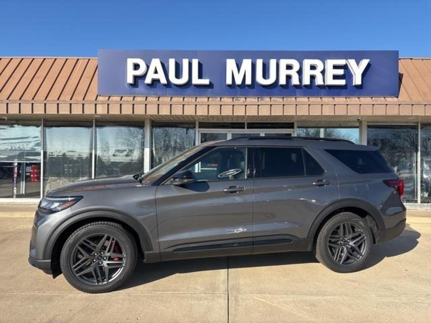 2025 Gray Metallic /Onyx Ford Explorer ST (1FMWK8GC7SG) with an 3.0L EcoBoost V6 engine, Automatic transmission, located at 1105 E Mulberry, Kaufman, TX, 75142, (972) 962-2151, 32.589550, -96.300926 - Carbonized Gray Metallic 2025 Ford Explorer 4D Sport Utility ST 4WD 10-Speed Automatic 3.0L EcoBoost V6 4WD.<br><br><br>Please call Paul Murrey Ford Inc. In Kaufman Texas A Family Dealership Since 1952 Serving the Dallas Fort Worth and East Texas areas for over 70 years. Please call 972-962-2151 www - Photo#0