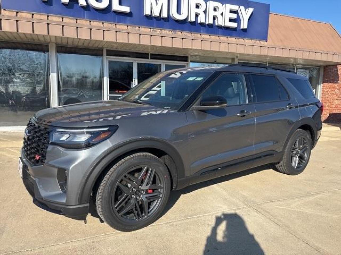 2025 Gray Metallic /Onyx Ford Explorer ST (1FMWK8GC7SG) with an 3.0L EcoBoost V6 engine, Automatic transmission, located at 1105 E Mulberry, Kaufman, TX, 75142, (972) 962-2151, 32.589550, -96.300926 - Carbonized Gray Metallic 2025 Ford Explorer 4D Sport Utility ST 4WD 10-Speed Automatic 3.0L EcoBoost V6 4WD.<br><br><br>Please call Paul Murrey Ford Inc. In Kaufman Texas A Family Dealership Since 1952 Serving the Dallas Fort Worth and East Texas areas for over 70 years. Please call 972-962-2151 www - Photo#2