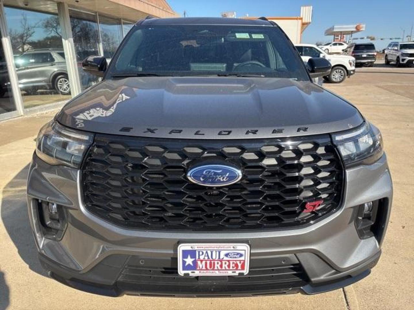 2025 Gray Metallic /Onyx Ford Explorer ST (1FMWK8GC7SG) with an 3.0L EcoBoost V6 engine, Automatic transmission, located at 1105 E Mulberry, Kaufman, TX, 75142, (972) 962-2151, 32.589550, -96.300926 - Carbonized Gray Metallic 2025 Ford Explorer 4D Sport Utility ST 4WD 10-Speed Automatic 3.0L EcoBoost V6 4WD.<br><br><br>Please call Paul Murrey Ford Inc. In Kaufman Texas A Family Dealership Since 1952 Serving the Dallas Fort Worth and East Texas areas for over 70 years. Please call 972-962-2151 www - Photo#7