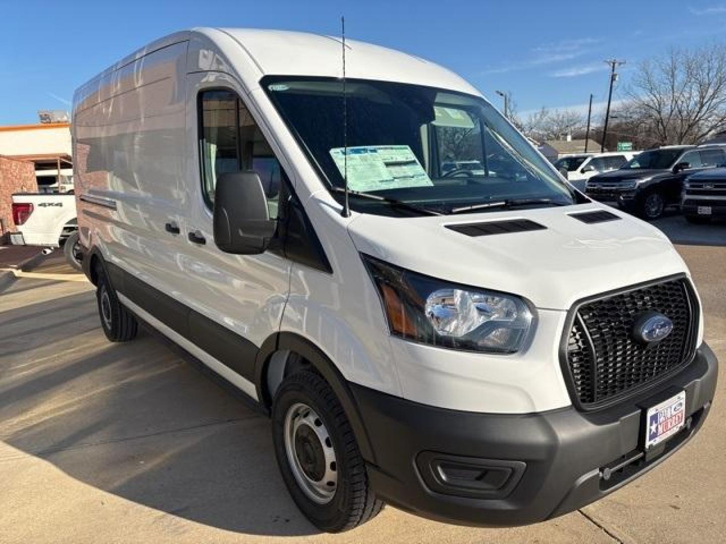 2024 Oxford White /Dark Palazzo Gray Ford Transit-250 Base (1FTBR1C8XRK) with an V6 engine, Automatic transmission, located at 1105 E Mulberry, Kaufman, TX, 75142, (972) 962-2151, 32.589550, -96.300926 - Oxford White 2024 Ford Transit-250 3D Cargo Van RWD 10-Speed Automatic with Overdrive V6<br><br><br>Please call Paul Murrey Ford Inc. In Kaufman Texas A Family Dealership Since 1952 Serving the Dallas Fort Worth and East Texas areas for over 70 years. Please call 972-962-2151 www.murreyford.com www. - Photo#6