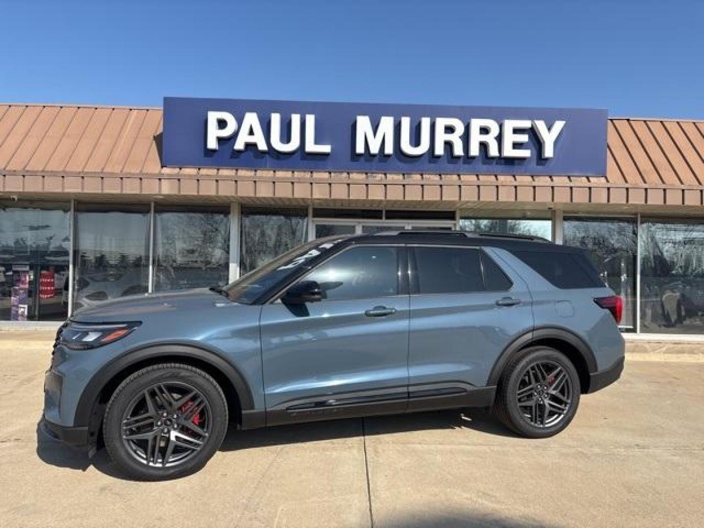 2025 Vapor Blue /Onyx Ford Explorer ST (1FMWK8GC4SG) with an 3.0L EcoBoost V6 engine, Automatic transmission, located at 1105 E Mulberry, Kaufman, TX, 75142, (972) 962-2151, 32.589550, -96.300926 - Photo#0