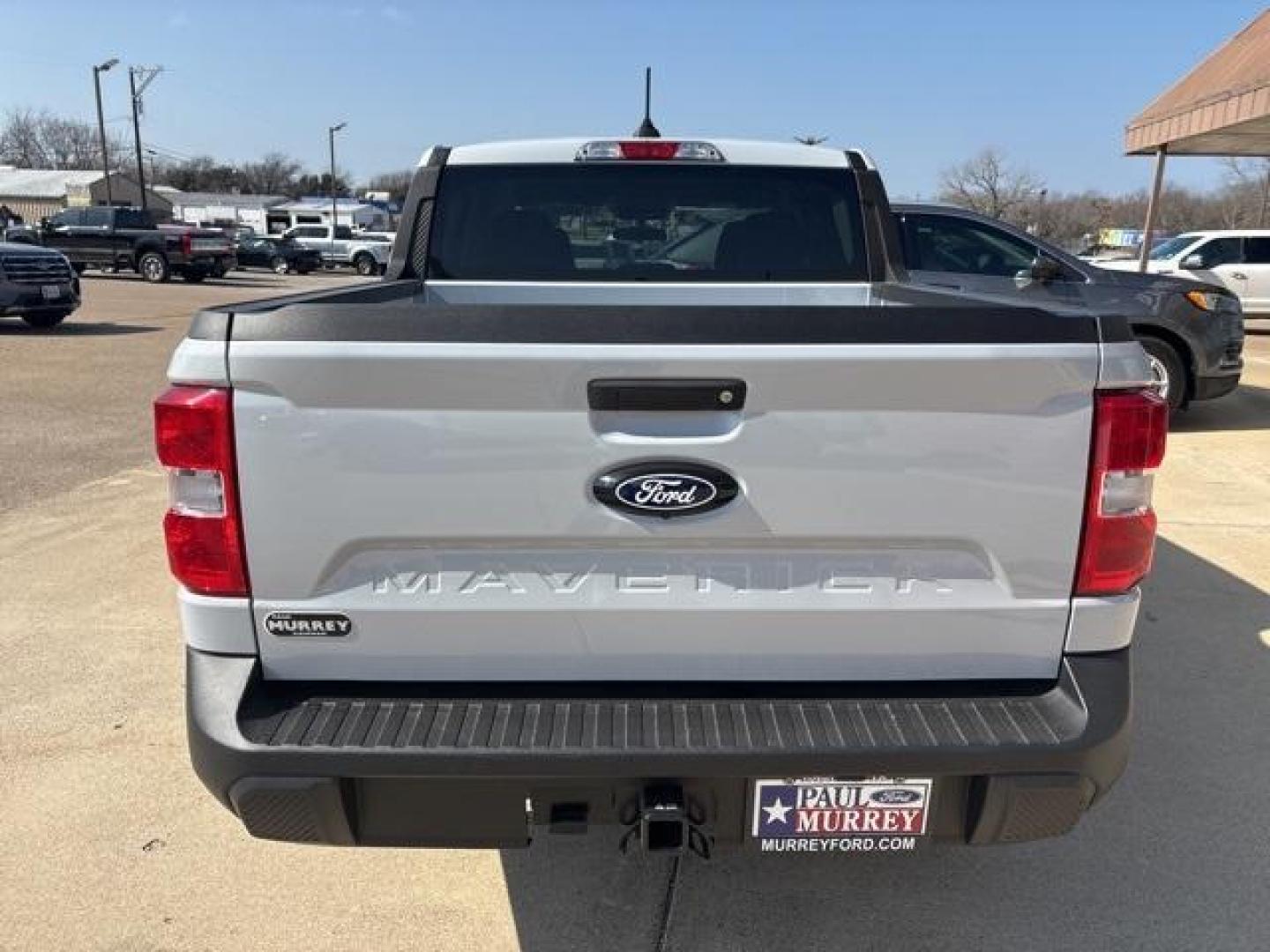 2025 Space White Metallic /Blue Ford Maverick XLT (3FTTW8H3XSR) with an 2.5L I-4 Hybrid engine, CVT transmission, located at 1105 E Mulberry, Kaufman, TX, 75142, (972) 962-2151, 32.589550, -96.300926 - Photo#4