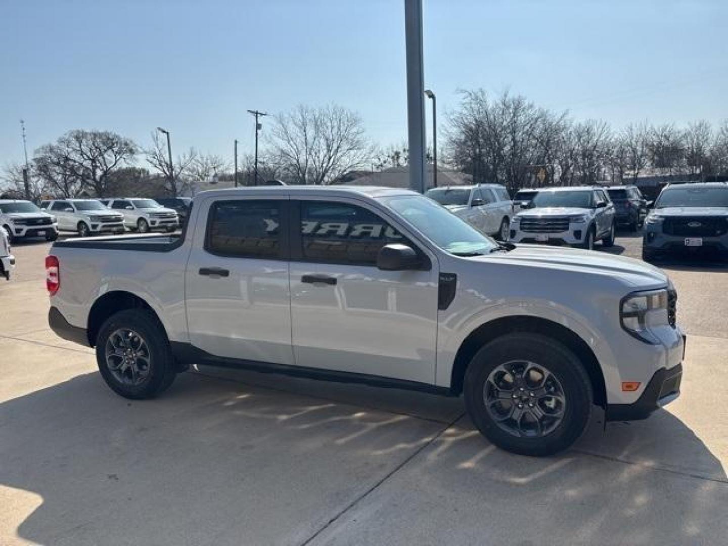 2025 Space White Metallic /Blue Ford Maverick XLT (3FTTW8H3XSR) with an 2.5L I-4 Hybrid engine, CVT transmission, located at 1105 E Mulberry, Kaufman, TX, 75142, (972) 962-2151, 32.589550, -96.300926 - Photo#6