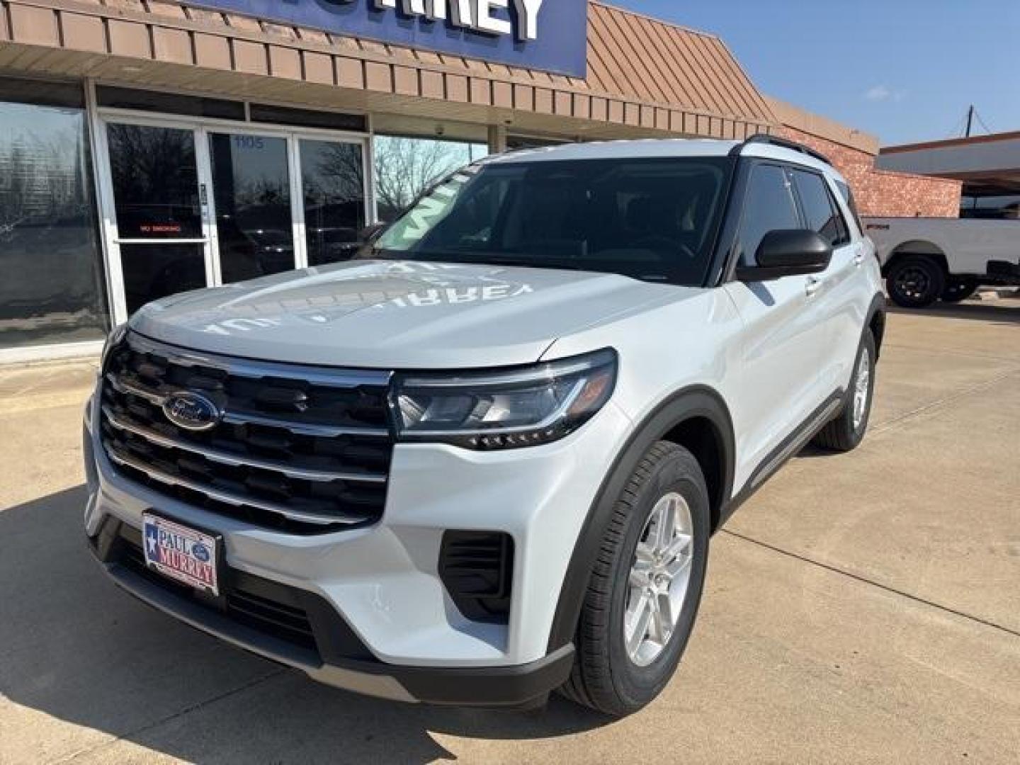 2025 Space White Metallic /Gray Ford Explorer Active (1FMUK7DH6SG) with an 2.3L EcoBoost I-4 engine, Automatic transmission, located at 1105 E Mulberry, Kaufman, TX, 75142, (972) 962-2151, 32.589550, -96.300926 - Photo#1